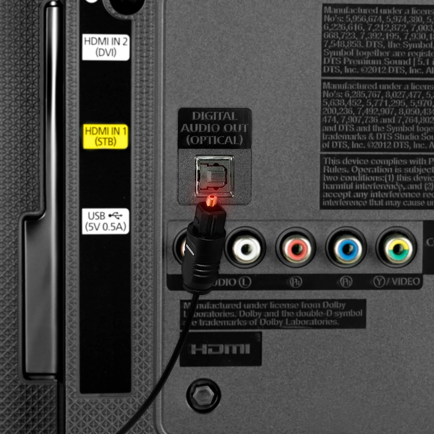 TOSLink Optical Digital Audio Cable SPDIF Dolby Digital DTS 50 ft Black 50FT - Image 7