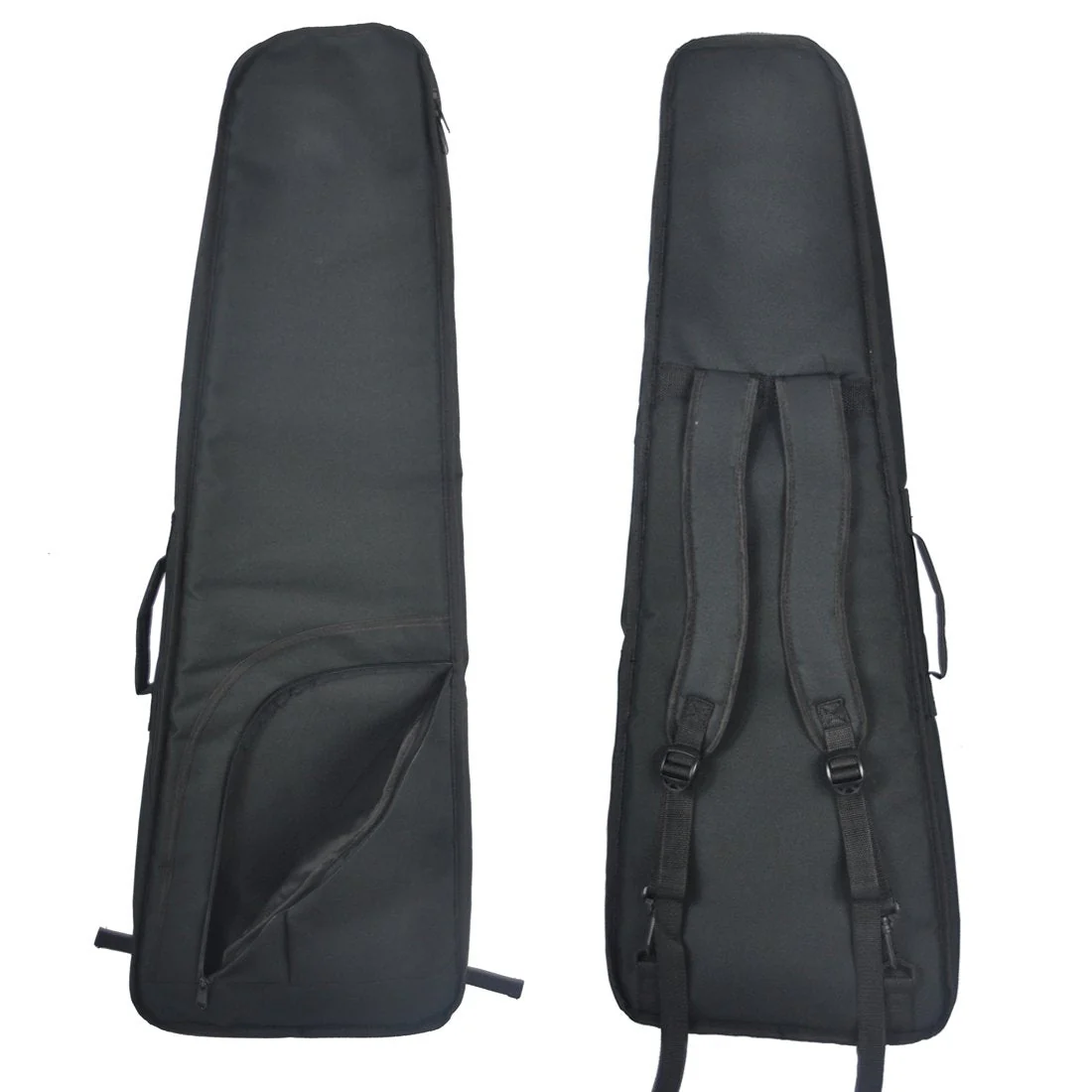 Tosnail Mini Strat Gig Bag - 10mm Padding & Shoulder Strap - Black - Image 2