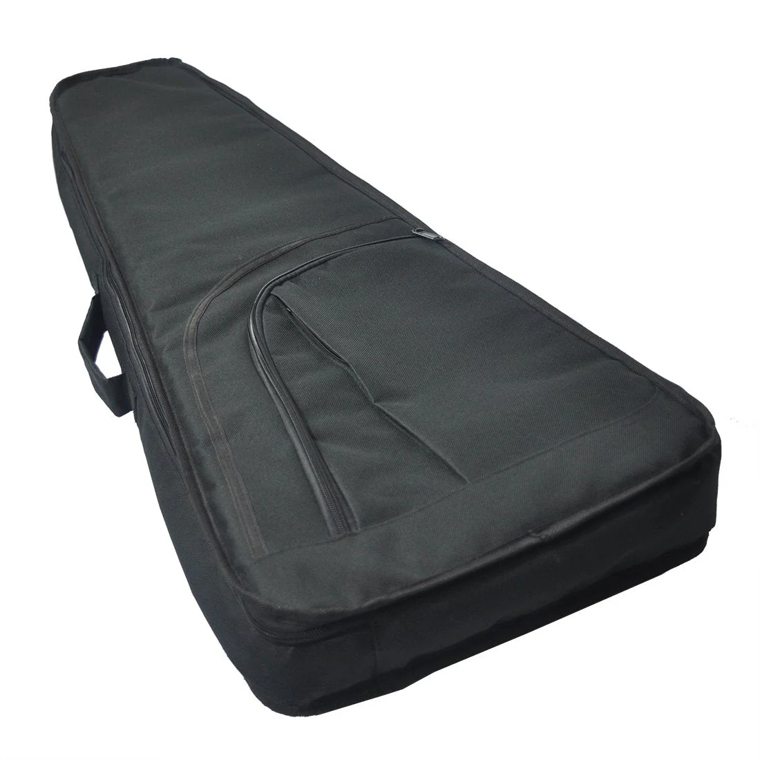 Tosnail Mini Strat Gig Bag - 10mm Padding & Shoulder Strap - Black - Image 3