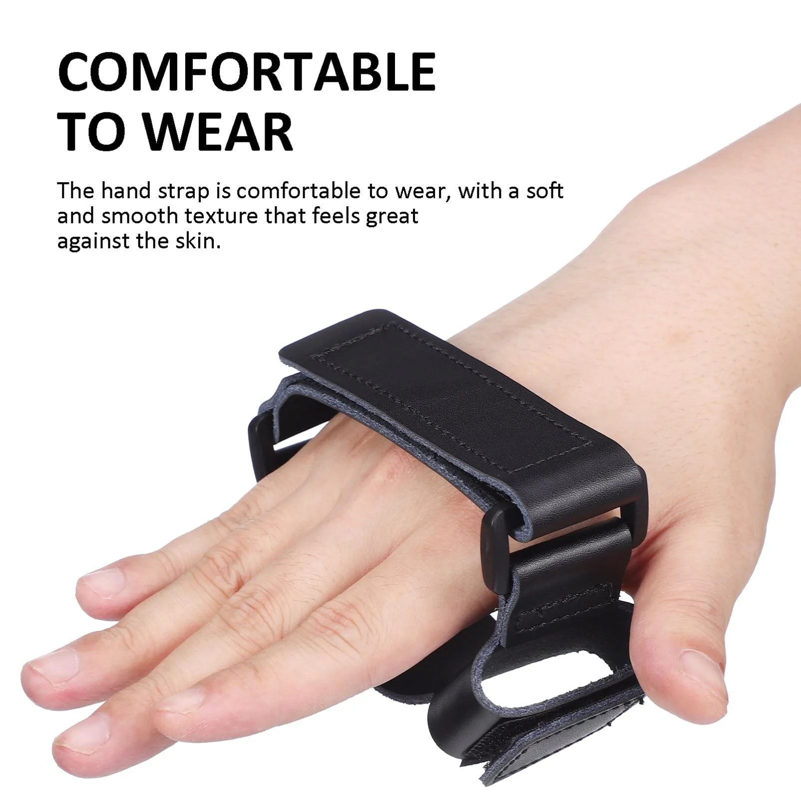 Toyvian French Horn Hand Rest Wear Resistant Rest French Horn Hand Grip Non-Slip Adjustable Leather Hand Holding Strap Instrument Hand Pad, 51P0U4510R516O2 - Image 4