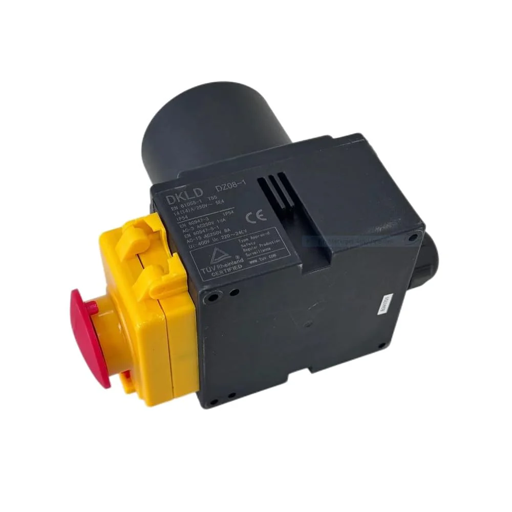 Trade-Shop Switch/Plug Combination/Motor Starter/On/Off Switch with Phase Inverter DZ08-1 230 V for Single-Phase Machines/Includes Emergency Stop Flap - Image 5