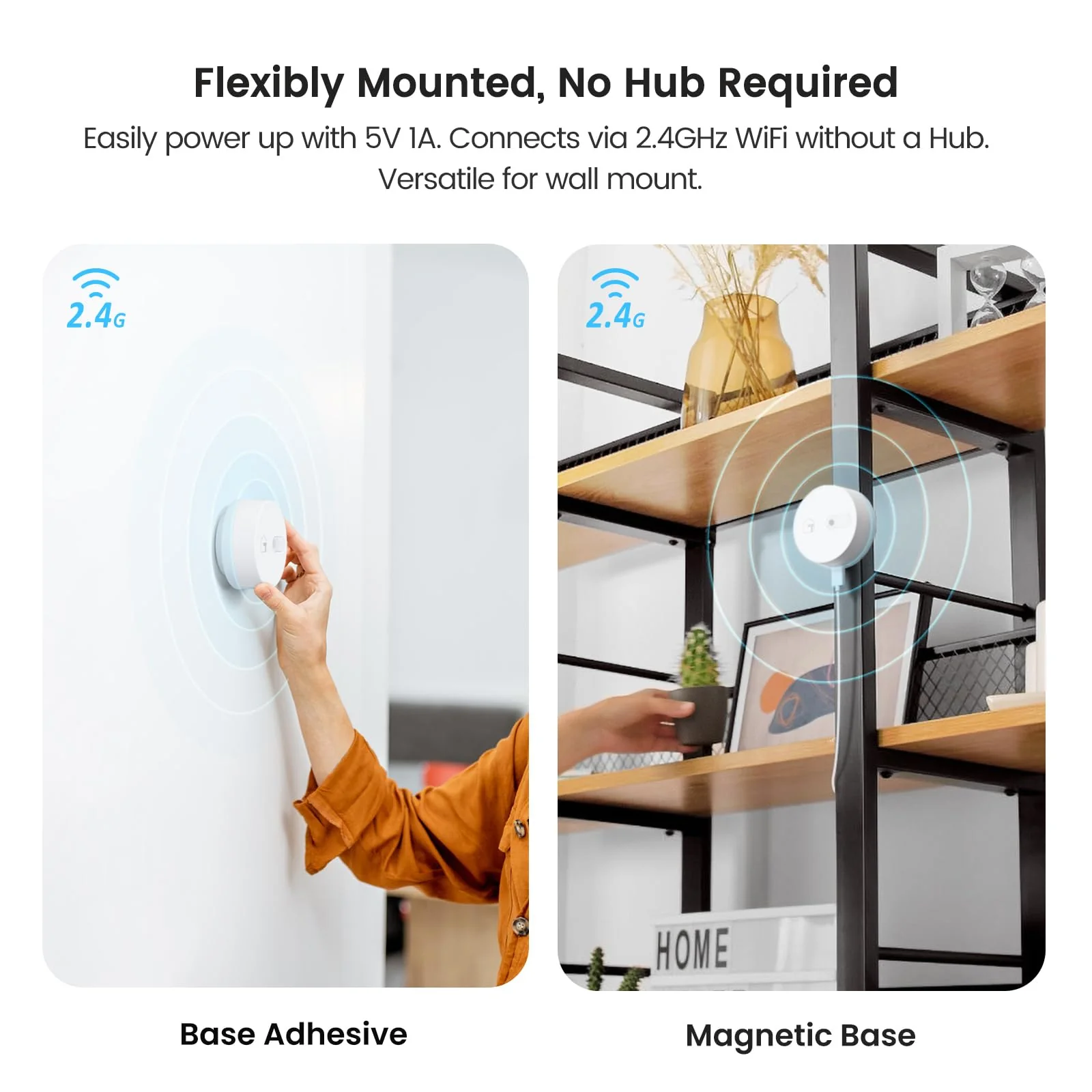 TREATLIFE WiFi Presence Sensor 1 Pack, 24G mmWave Radar Smart Motion Sensor Wired, Support Alexa/Google Home, Real-time Human Occupancy Sensor, No Hub Required - Image 8