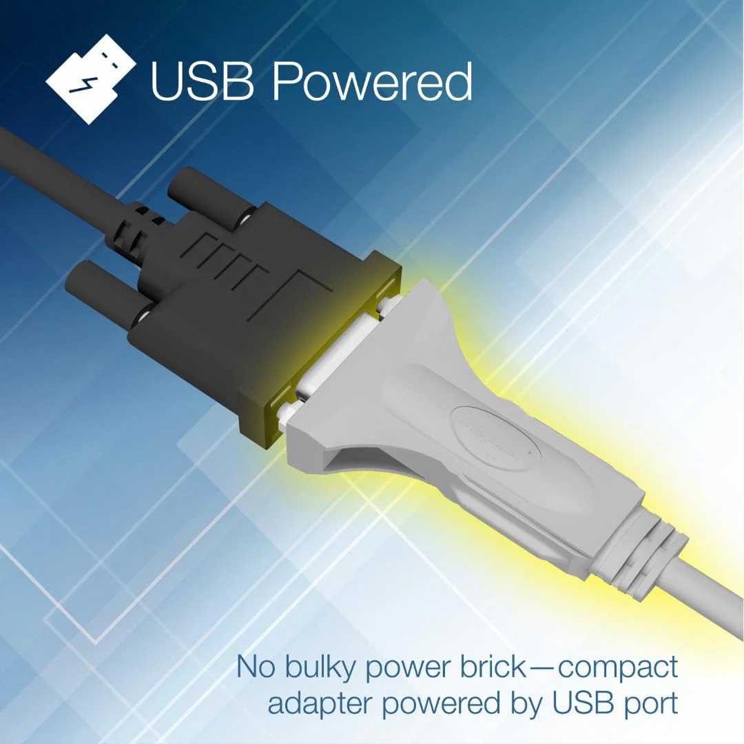 TRENDnet USB to Serial 9-Pin Converter Cable, Connect a RS-232 Serial Device to a USB 2.0 Port, Supports Windows & Mac, USB 1.1, USB 2.0, USB 3.0, 21 Inch Cable Length, Plug & Play, White, TU-S9 USB to Serial | 2ft - Image 5