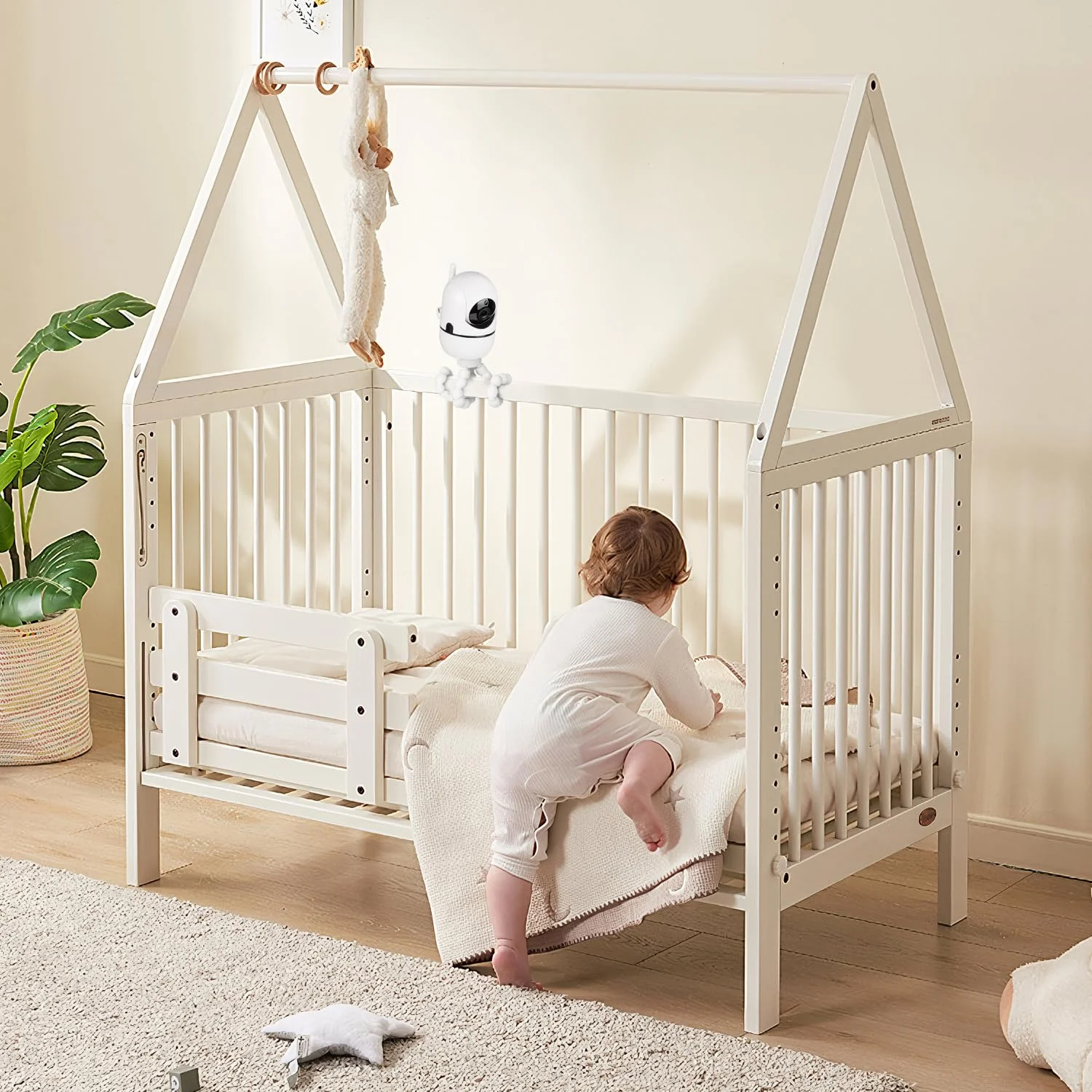 Tripod Baby Monitor Mount for HelloBaby HB65/HB40/HB6550/HB66/HB6339/HB6550 Pro, ANMEATE SM935E, Flexible Baby Camera Mount Attach Your Camera Wherever You Want - Image 3