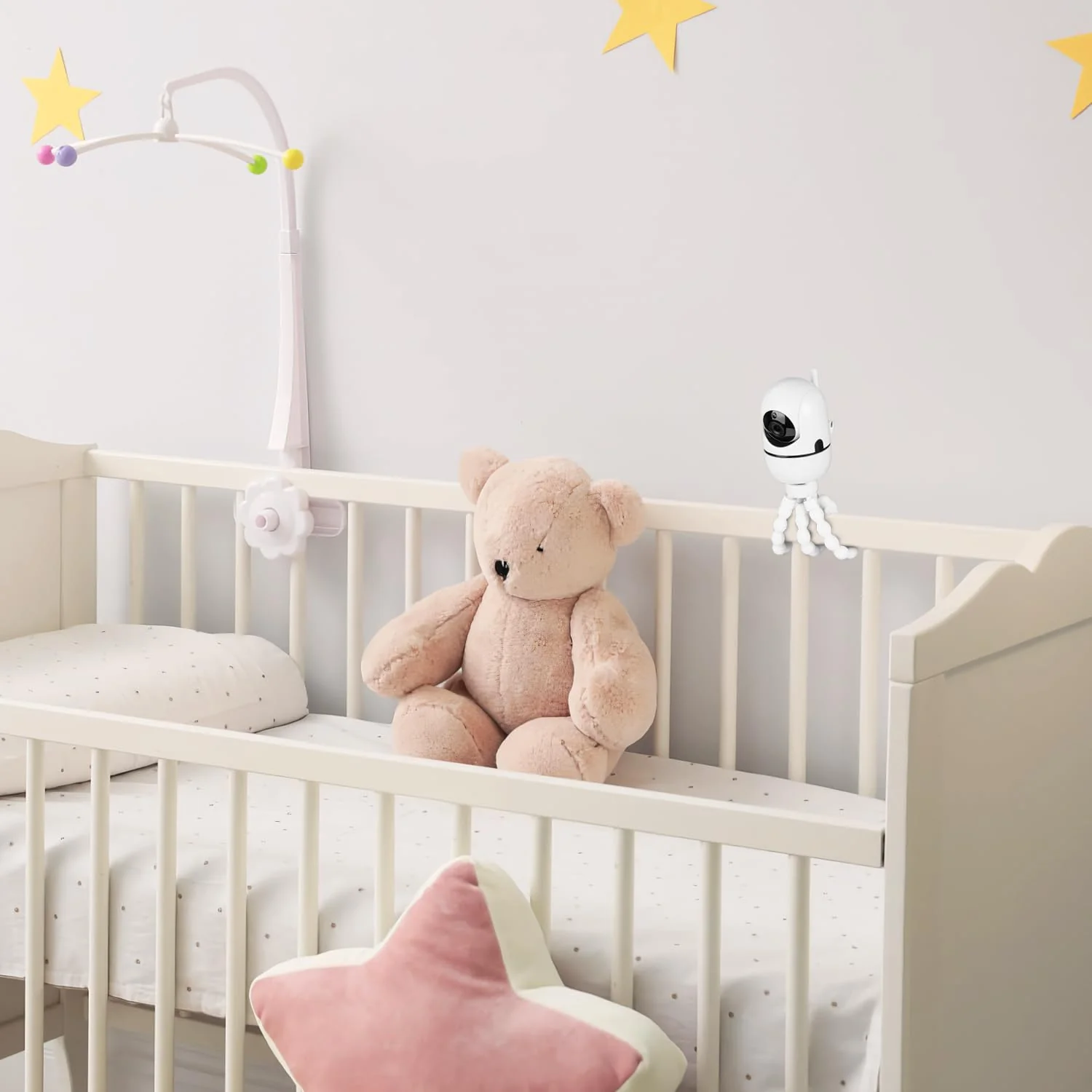 Tripod Baby Monitor Mount for HelloBaby HB65/HB40/HB6550/HB66/HB6339/HB6550 Pro, ANMEATE SM935E, Flexible Baby Camera Mount Attach Your Camera Wherever You Want - Image 7