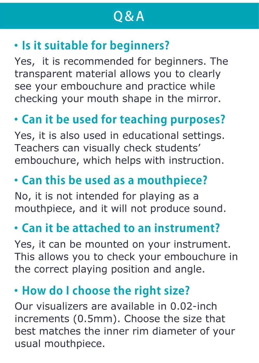 Trombone Embouchure Visualizer (Clear Design) – Mouthpiece Practice Tool – BRASS DESIGN [Rim Diameter: 1.14" / 29.0mm] 1.14" (29.0mm) - Image 8