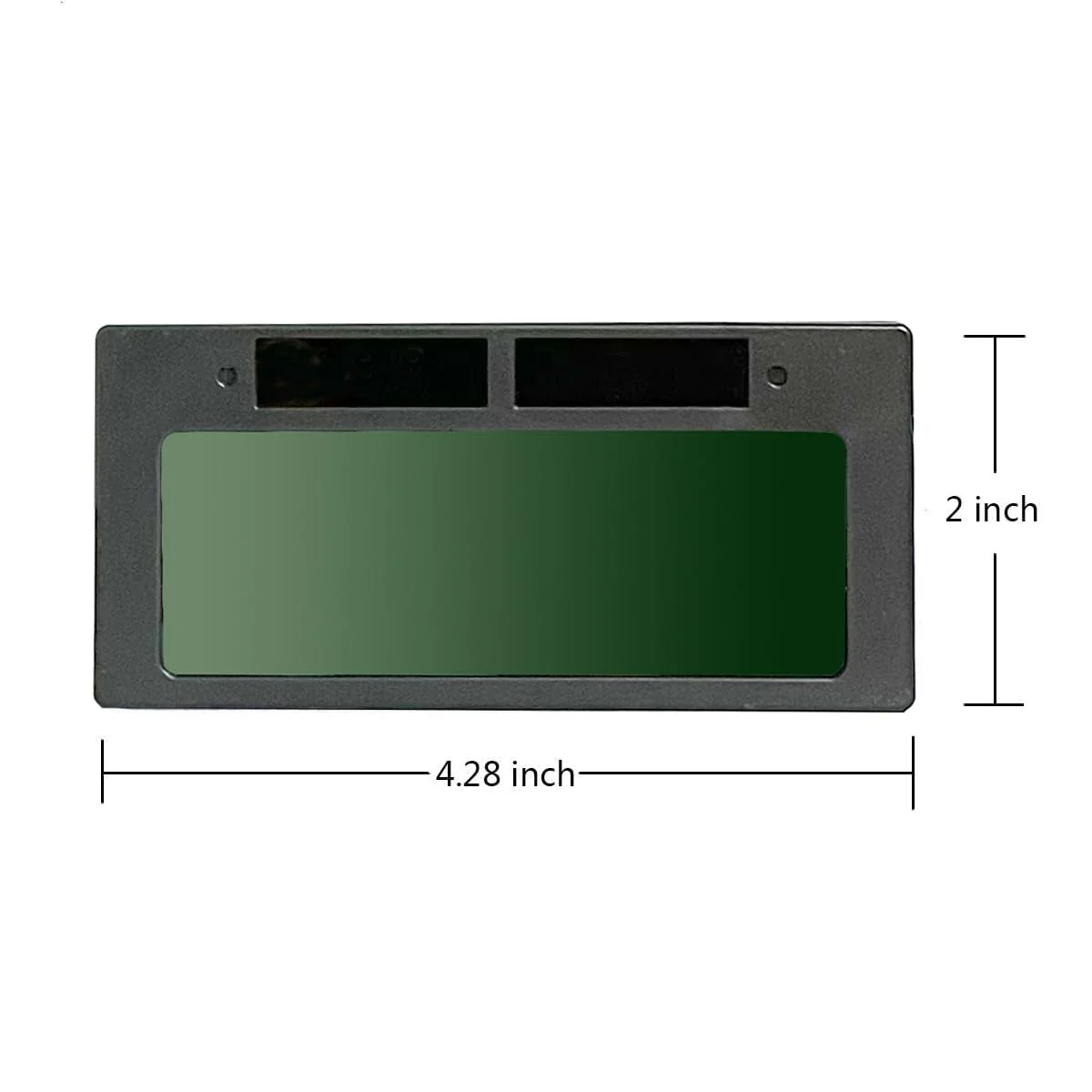 True-Color Auto Darkening Welding Lens 2-Pack, Replacement Horizontal Lens for Welding Hoods/Helmet, Shade 3/11, 2 x 4.2" 2 × 4 “ - Image 3