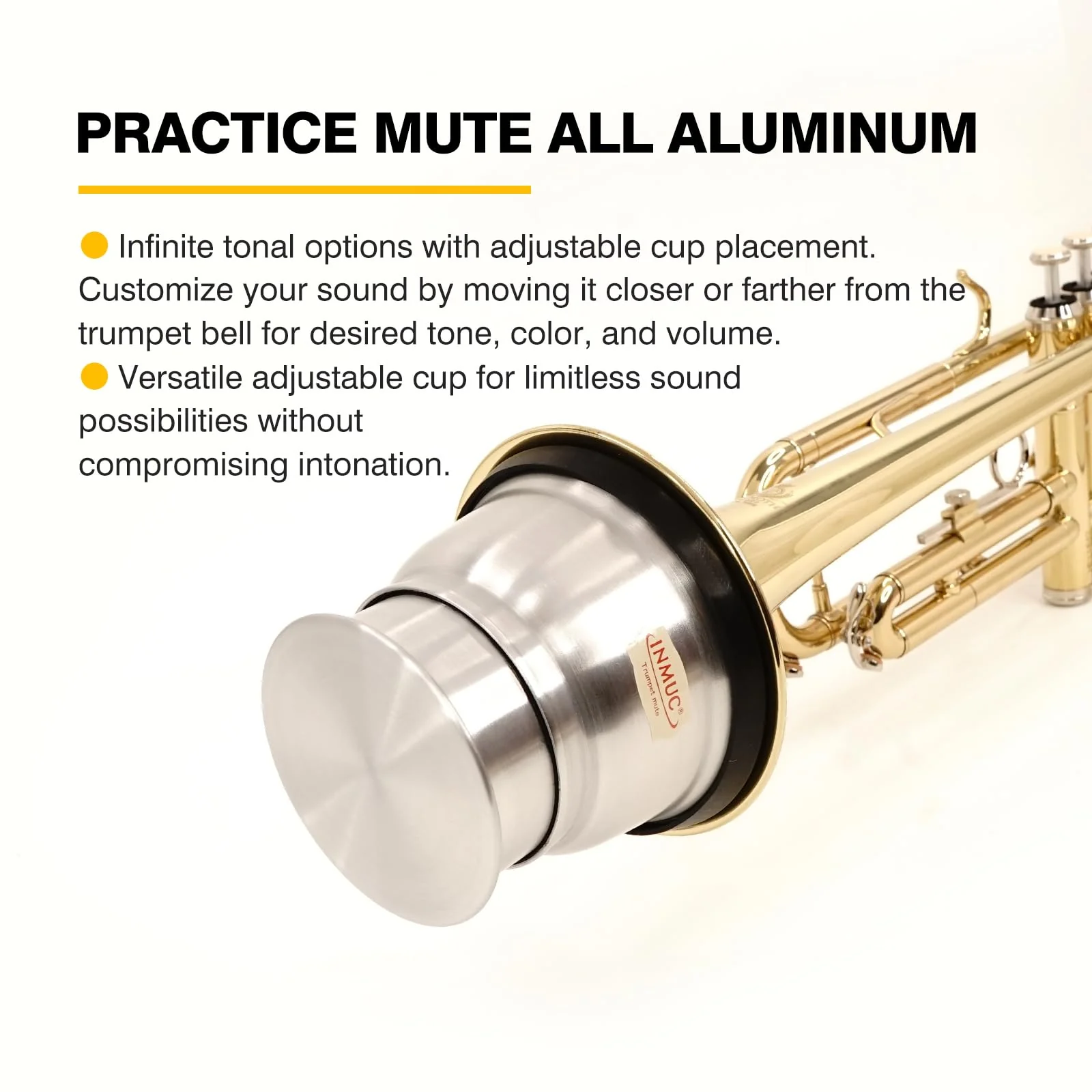 Trumpet Cup Mute - Premium Rubber Cup Mute for Trumpet, Enhances Tone Quality with Warm, Mellow Sound - Durable and Easy to Use for Practice and Performances - Image 5