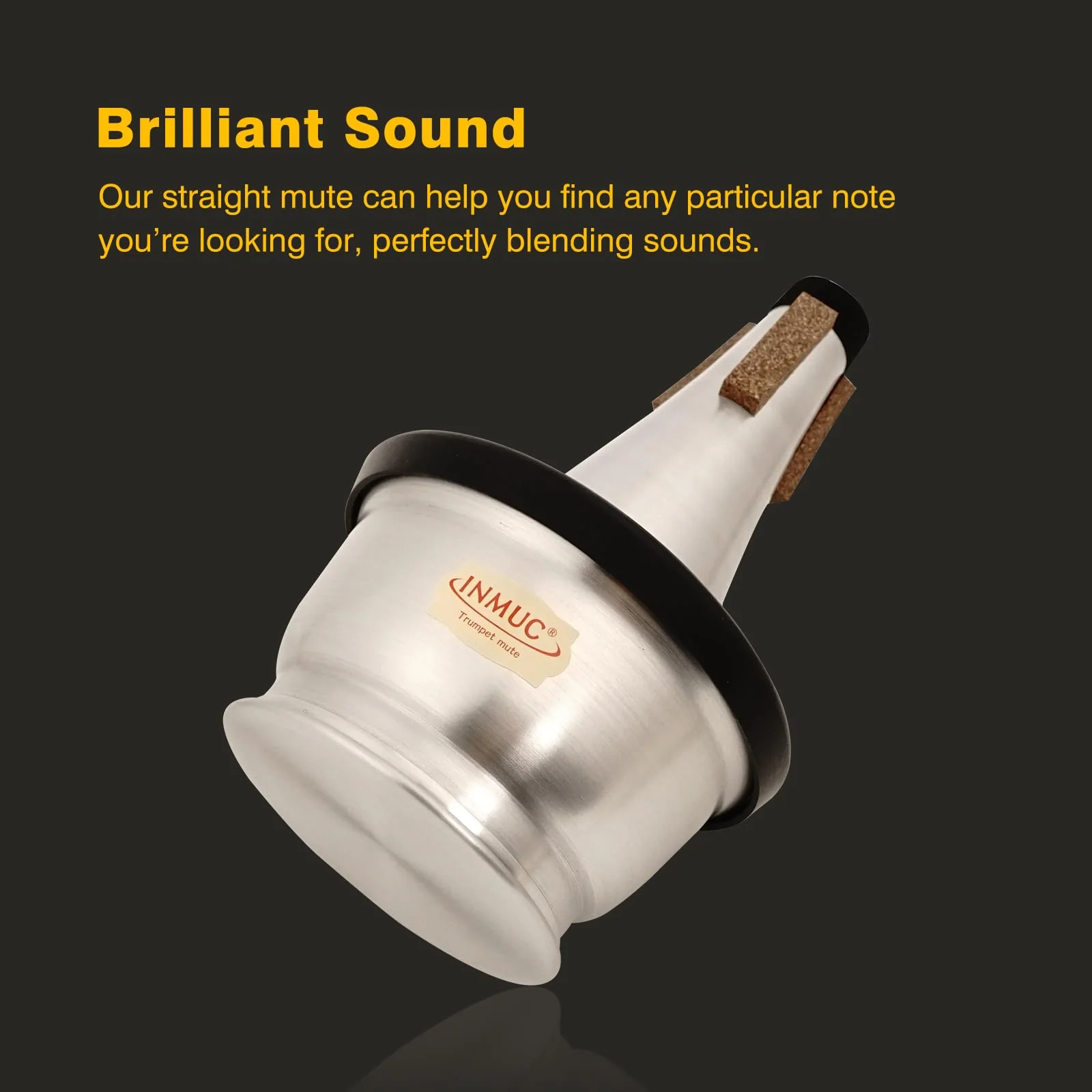 Trumpet Cup Mute - Premium Rubber Cup Mute for Trumpet, Enhances Tone Quality with Warm, Mellow Sound - Durable and Easy to Use for Practice and Performances - Image 6