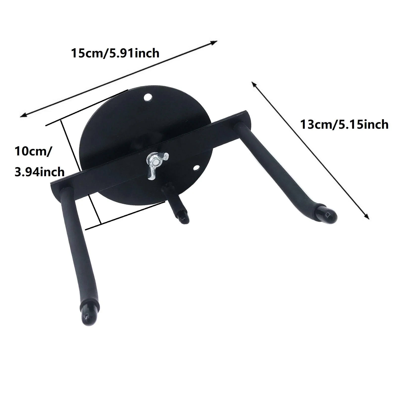 Trumpet Hanger Wall Mount Stand Metal Trumpet Instrument Wall Mounted Rack Holder for Piccolo Pocket Trumpet Standard Trumpet Display Accessories Round Mount - Image 5