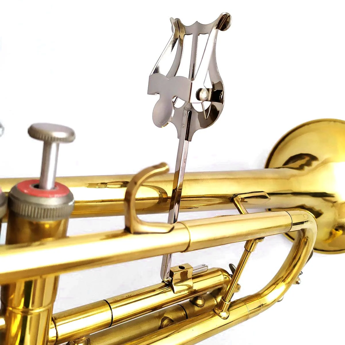 Trumpet/Horn Marching Clamp-on Lyre Metal Plating Sheet Music Clip for Musical Instrument Accssories - Image 5