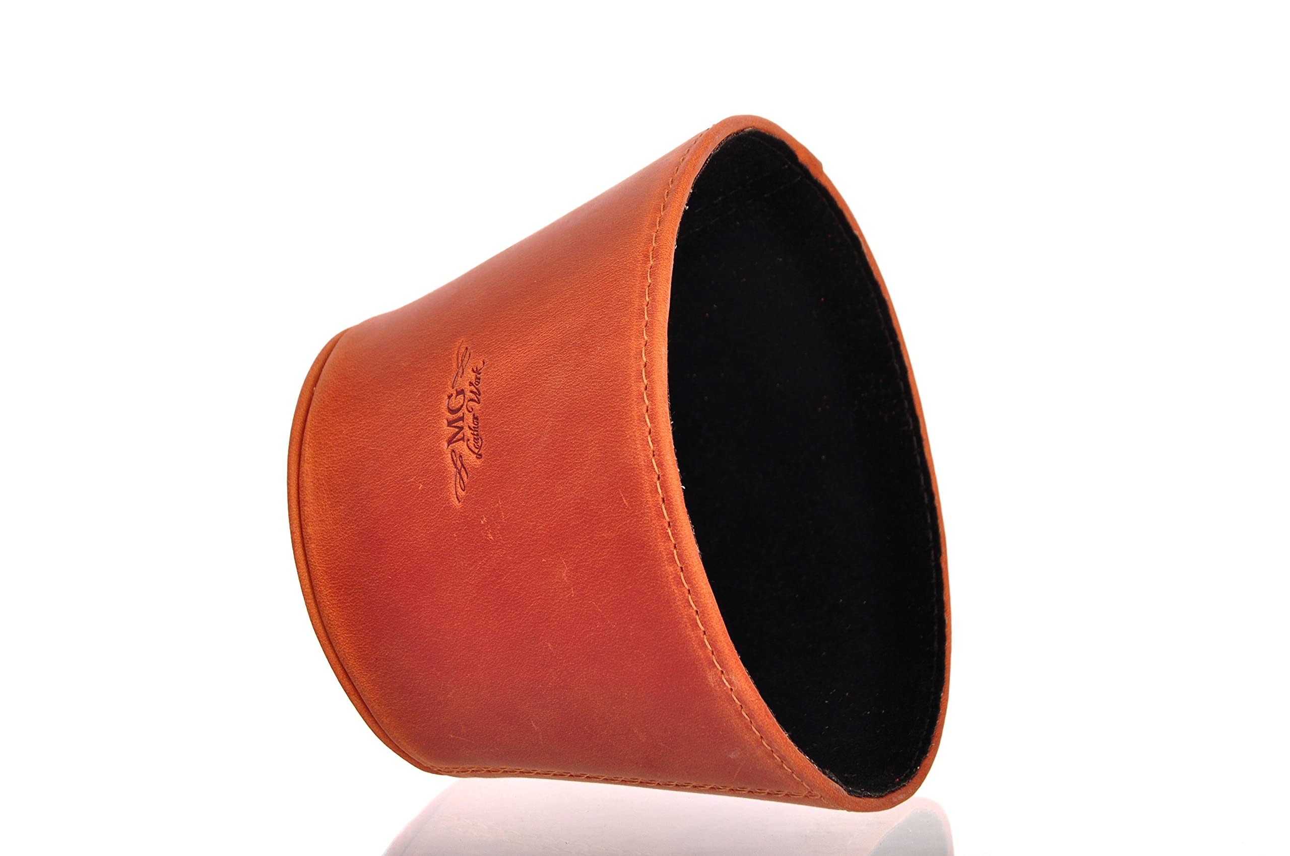 Trumpet magnetic mute, lightweight leather mute for jazz and classical trumpeters MG Leather Work (Trumpet, Brown) Trumpet - Image 3