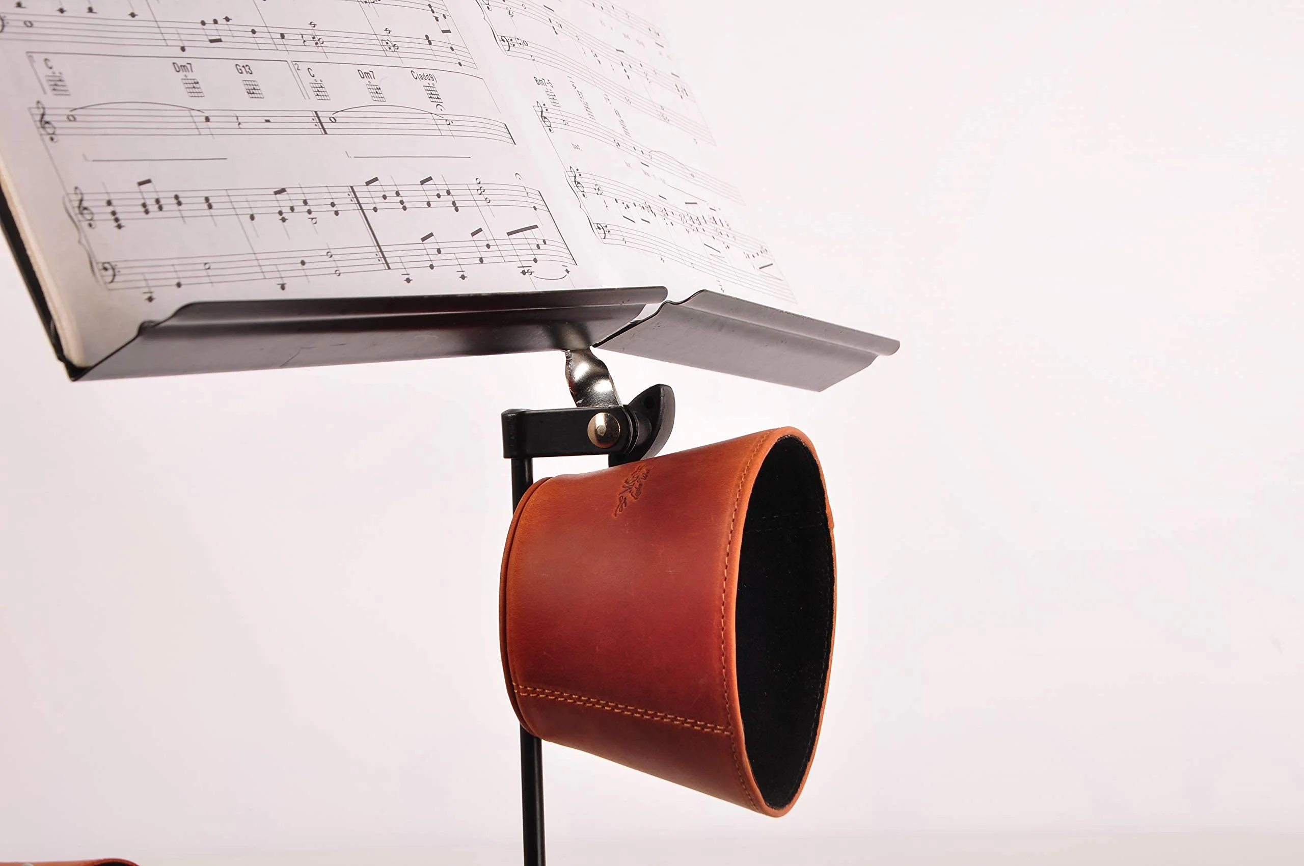 Trumpet magnetic mute, lightweight leather mute for jazz and classical trumpeters MG Leather Work (Trumpet, Brown) Trumpet - Image 8