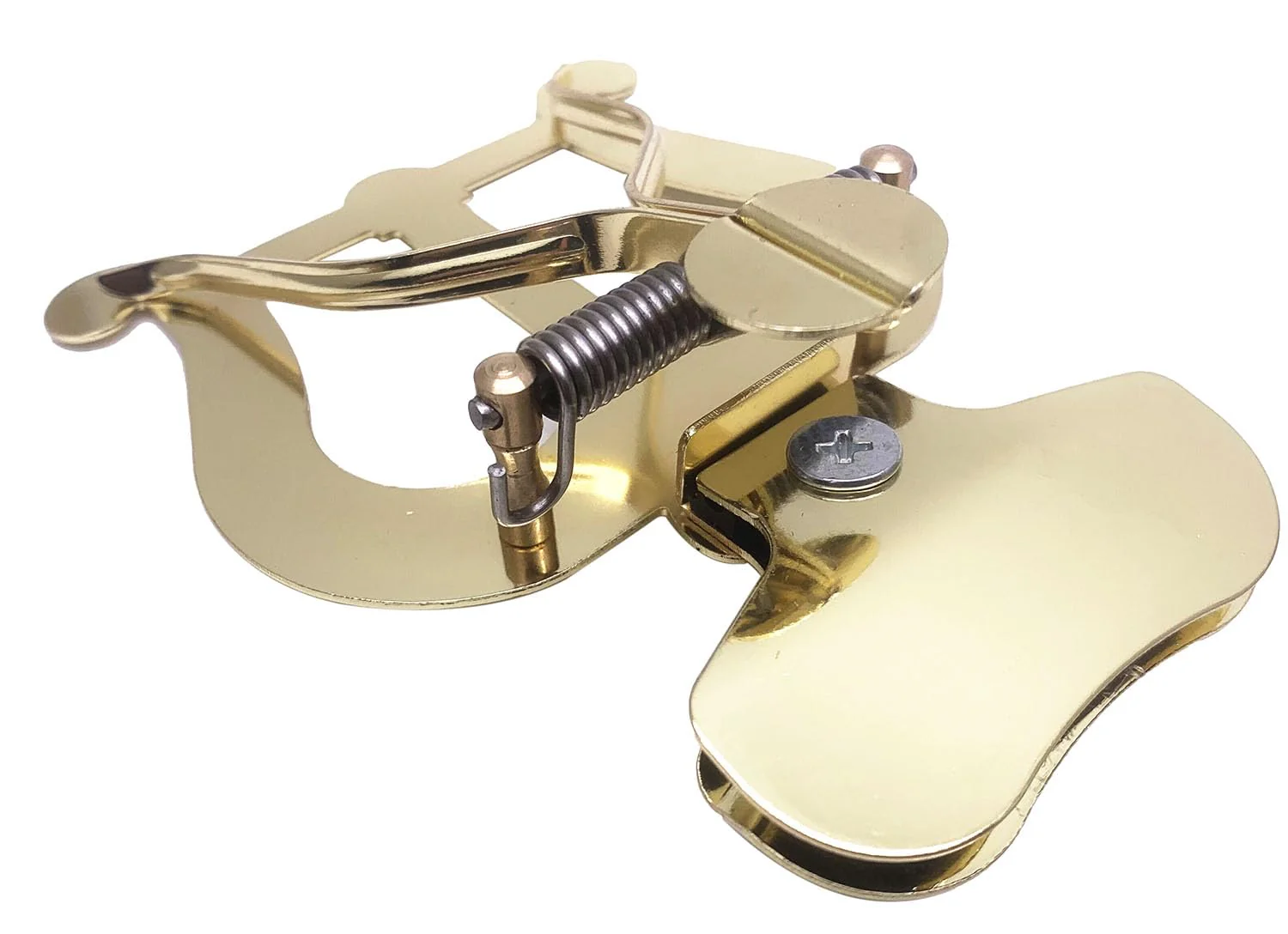 Trumpet Marching Lyre Clamp-on Holder Lyre Sheet Music Clip Stand for Trumpet Trombone (Gold-Plated) Gold-Plated - Image 3