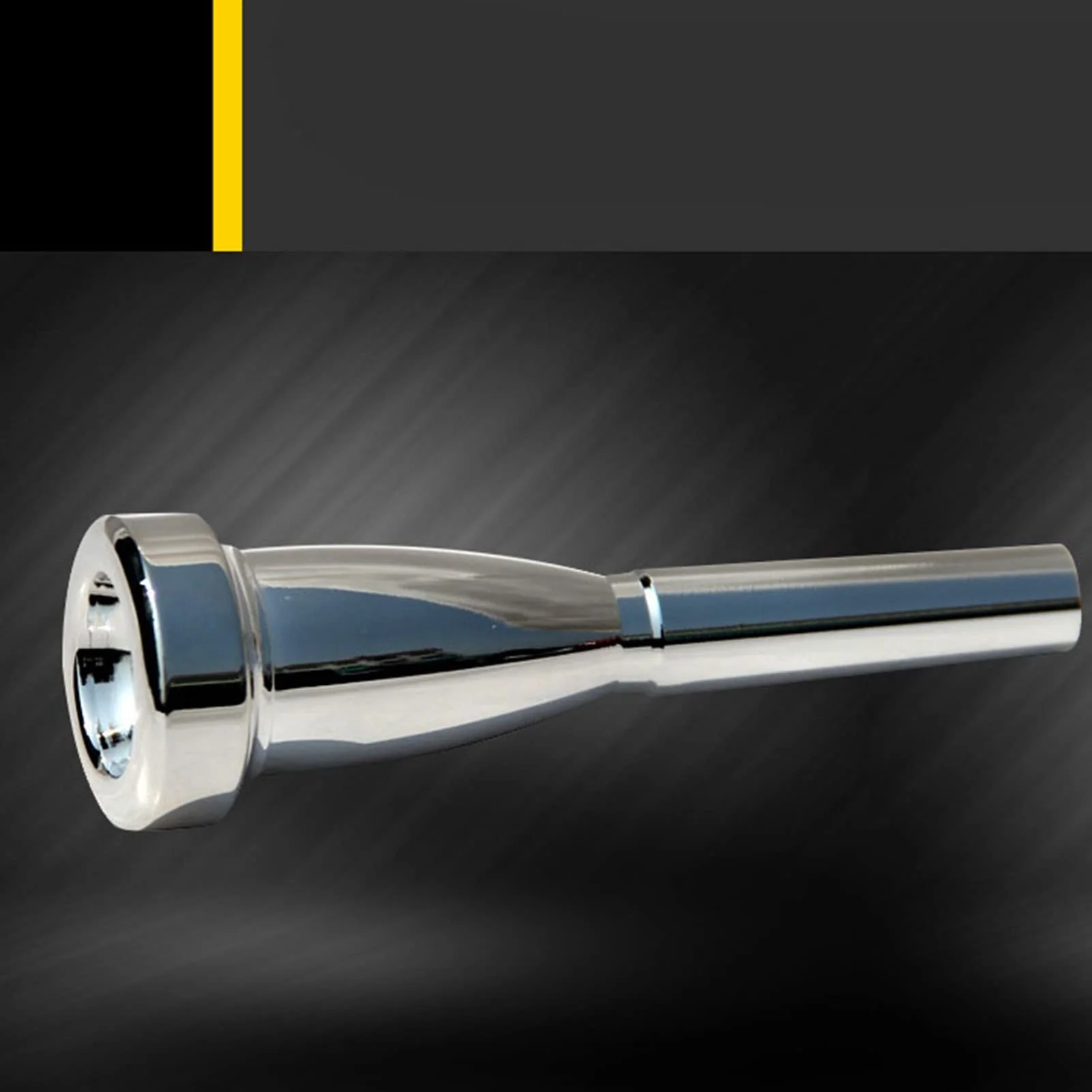 Trumpet Mouthpiece, 1C/1.5C/3C/5C/7C Silver Color Pure Full Copper Silver Plating Trumpet Mouthpiece for Beginners and Professional Players(1.5C) 1.5C - Image 5