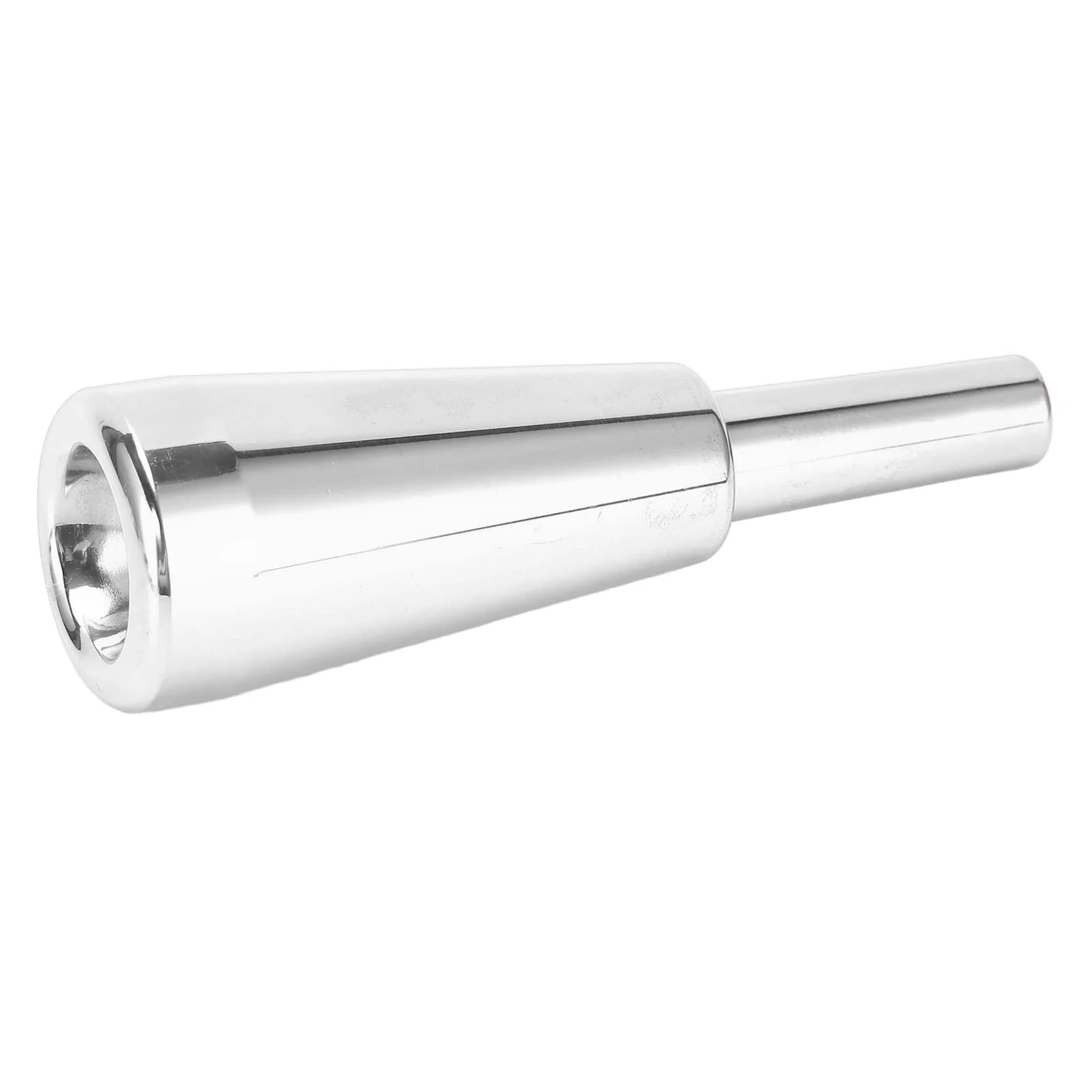 Trumpet Mouthpiece, 3C Metal Long Lasting Luster Thicker Heavier Replacement Mouthpiece Silver/Gold Optional Sportinggoods Wind Instrument Accessories(Silver?¨º? - Image 2
