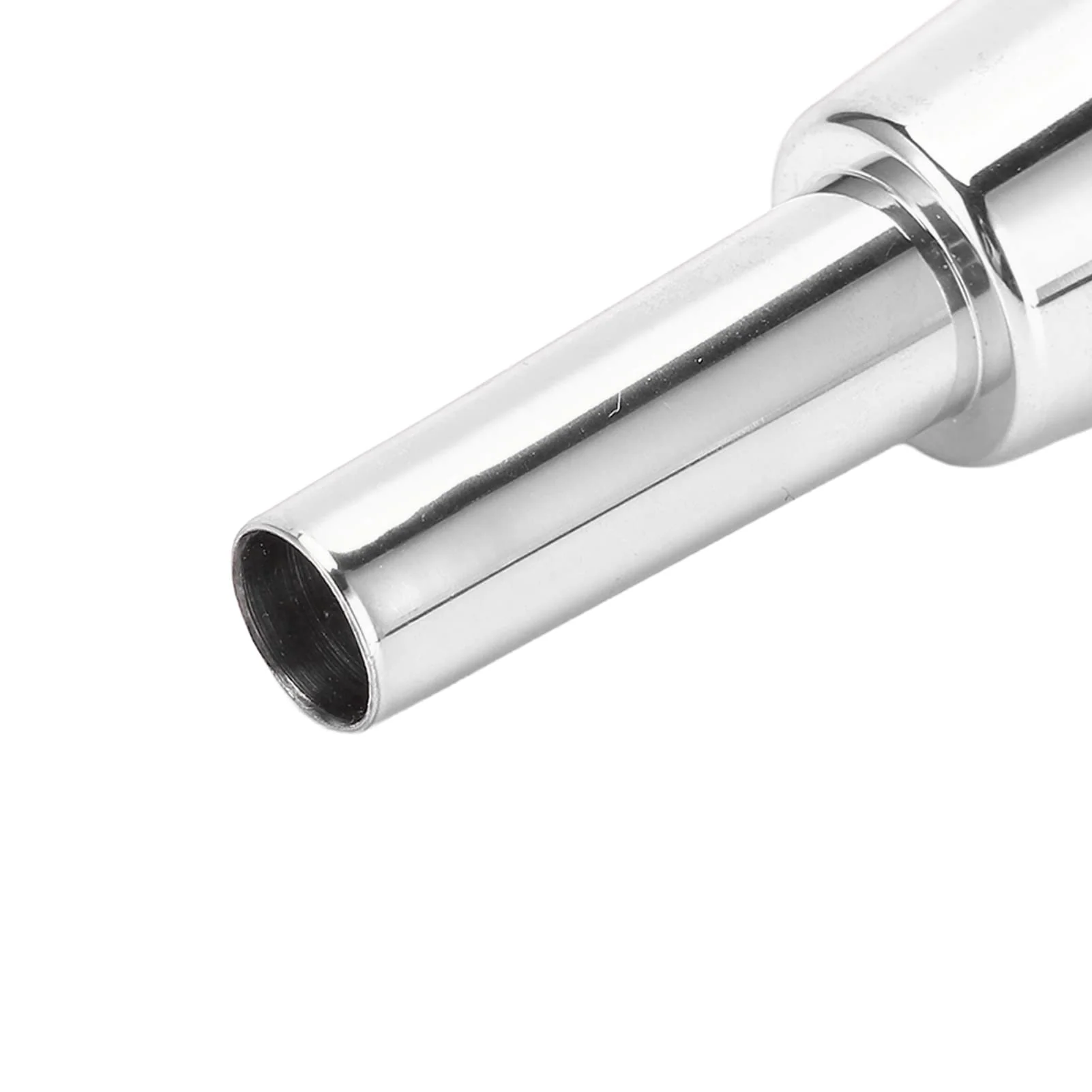 Trumpet Mouthpiece, 3C Metal Long Lasting Luster Thicker Heavier Replacement Mouthpiece Silver/Gold Optional Sportinggoods Wind Instrument Accessories(Silver?¨º? - Image 9