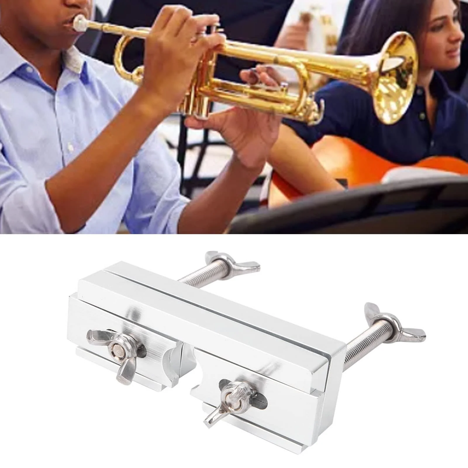 Trumpet Mouthpiece Puller, Mouthpiece Extractor Professional Aluminum Made Adjustable Mouthpiece Remover Tool 10X9cm Trumpet Accessory - Image 5