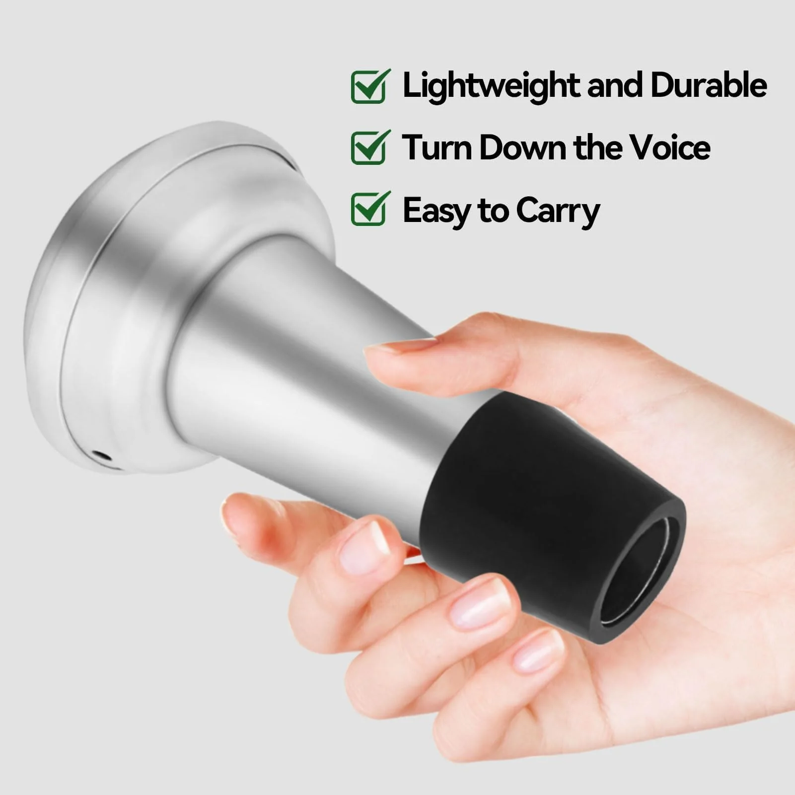 Trumpet Mute, Aluminum Trumpet Straight Mute, Pocket Trumpet Practice Mute Practice Mute Trumpet Muffler Silencer Trumpet Mutes Silencer for Jazz Classic,Beginners and Students - Image 6