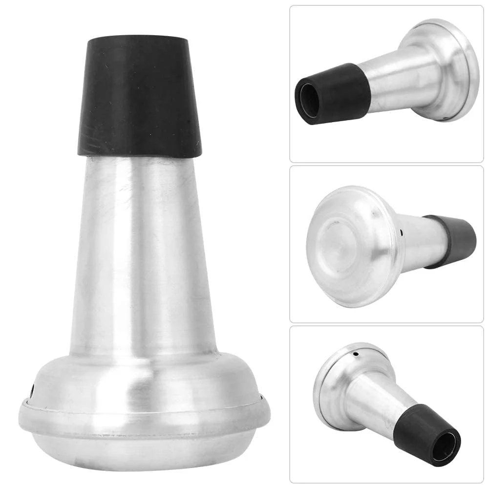 Trumpet Mute, Aluminum Trumpet Straight Mute, Pocket Trumpet Practice Mute Practice Mute Trumpet Muffler Silencer Trumpet Mutes Silencer for Jazz Classic,Beginners and Students - Image 7