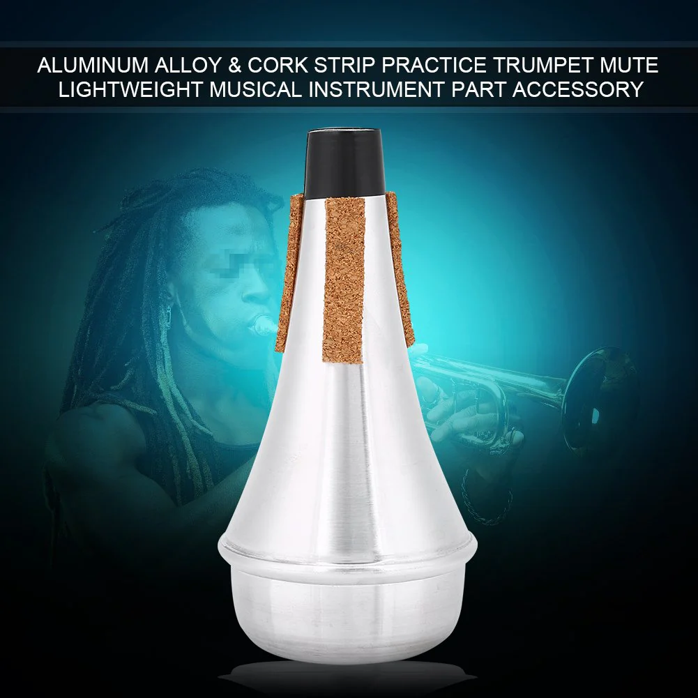 Trumpet Mute, Metal Trumpet Practice Accessory Parts - Image 4