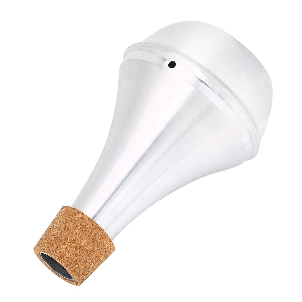 Trumpet Mute Practice Aluminum Alloy & Cork Brasses Musical Instrument Lightweight Parts Cordrope Wind Instrument Accessories - Image 8