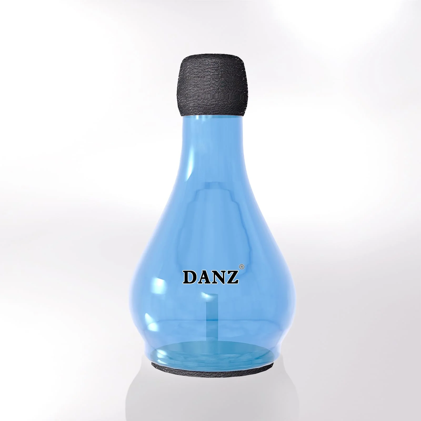 Trumpet Practice Mute - Lightweight Trumpet Accessory - 80% Volume Reduction - Blue - Fits All Trumpets