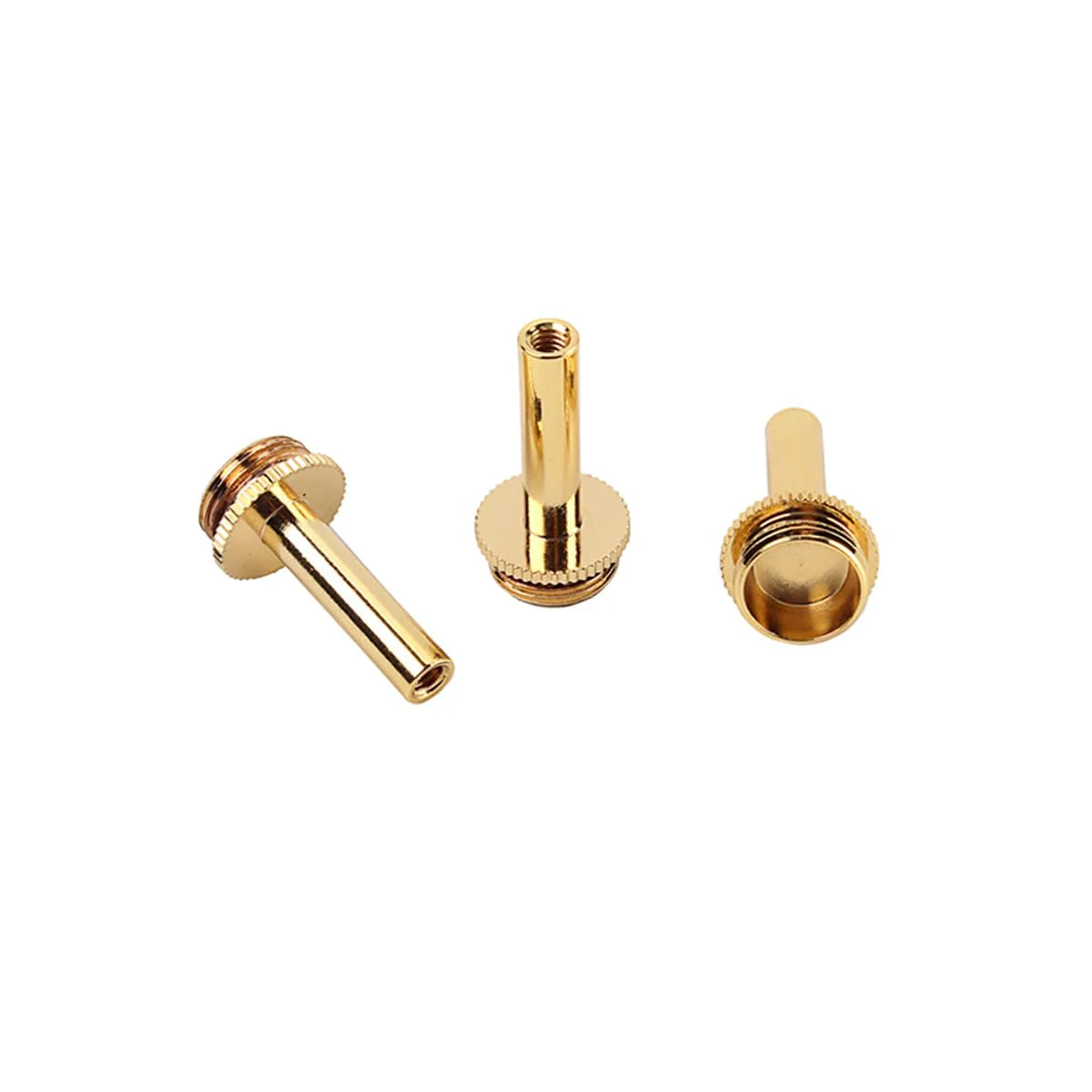 Trumpet Valve Connecting Rod Piston Stems, Brass Replacement Parts, Set of 3 - Image 4