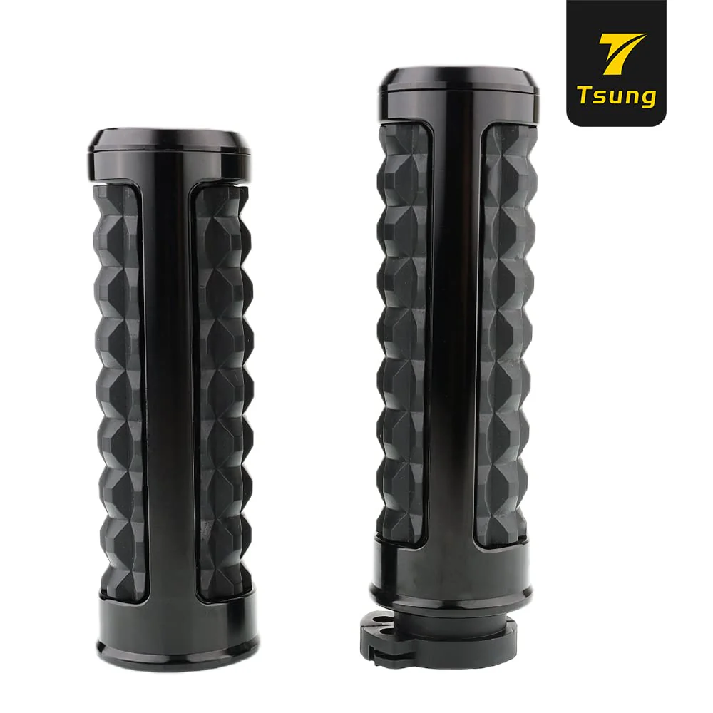 TSUNG Handlebar Grips 1 Inch Motorcycle 25MM Throttle Hand Grip Knob - Image 2