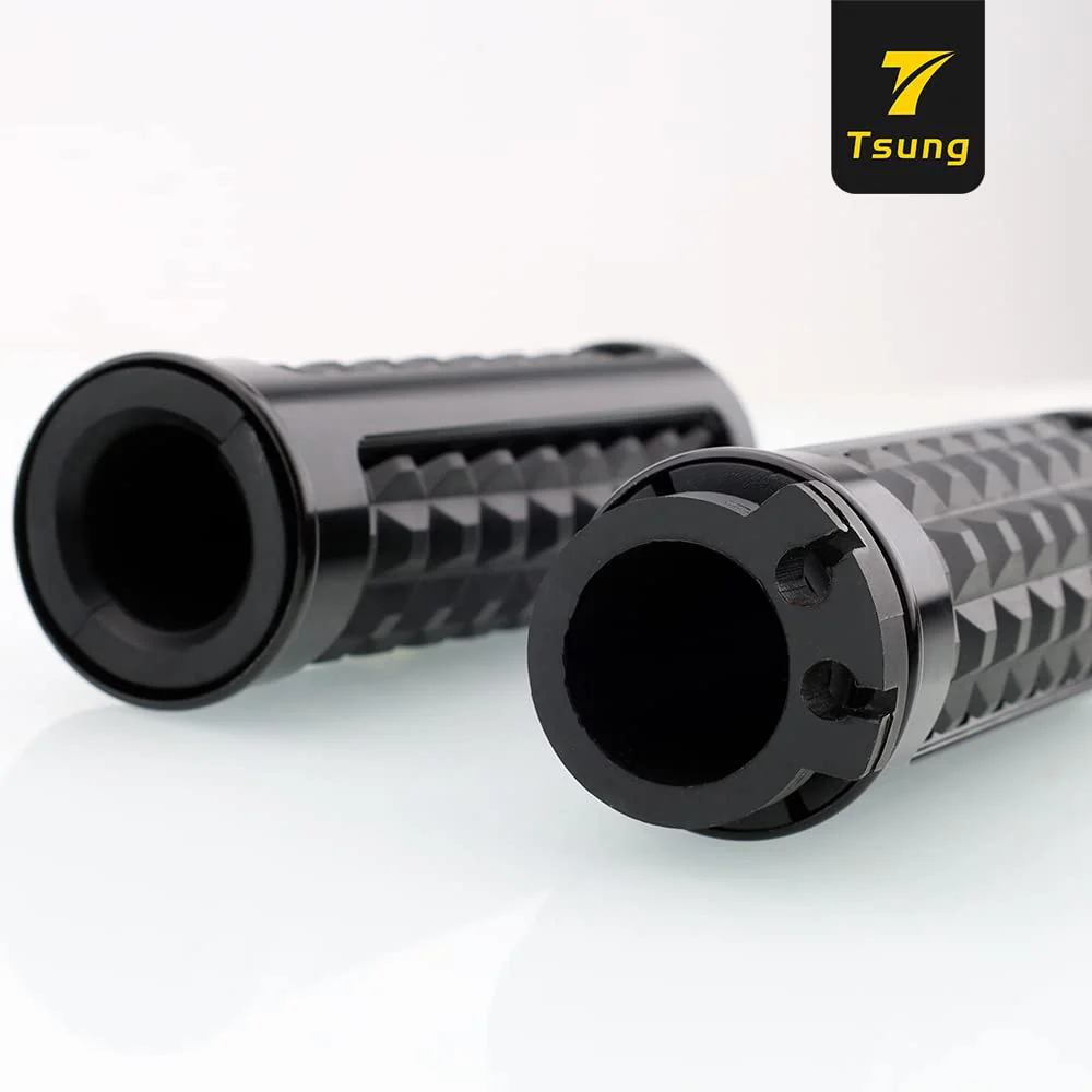 TSUNG Handlebar Grips 1 Inch Motorcycle 25MM Throttle Hand Grip Knob - Image 6