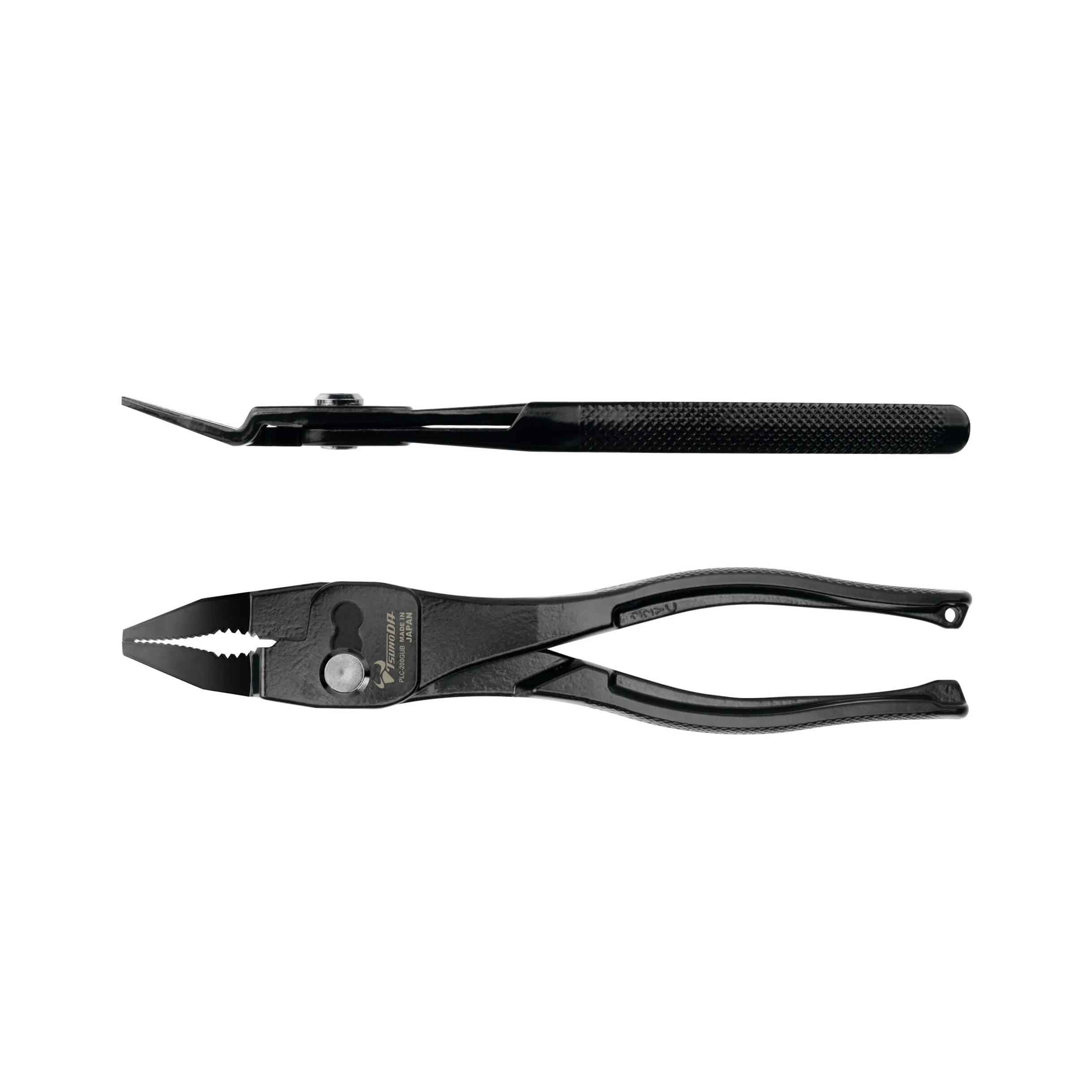 Tsunoda PLC-200GUB, Ultra Thin hold Pliers, Slip Joint pliers, 8-inches Bent - Image 12