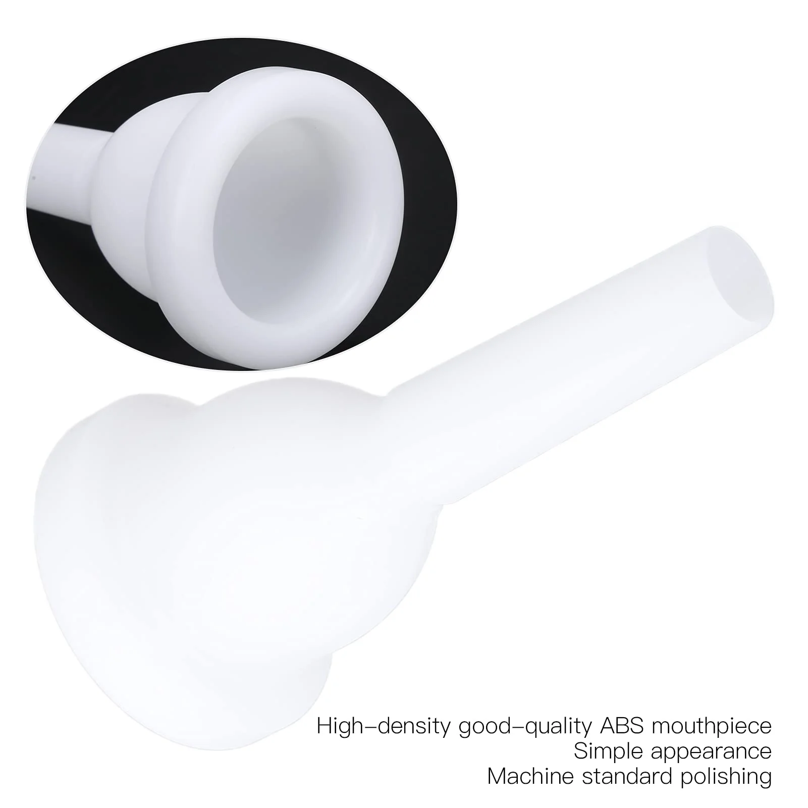 Tuba Mouthpiece, ABS Plastic Mt‑20 Tuba Mouthpiece Wind Tuba Instrument Accessories Playing Replacement for Trombone Mouthpiece - Image 3