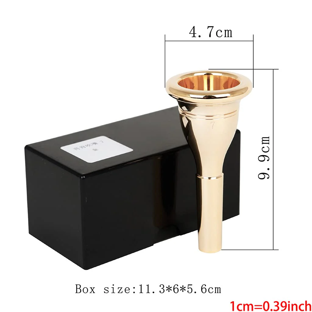 Tuba Mouthpiece Professional Rustproof Mouthpiece Size 7 Mouth Piece Designed for Enthusiasts and Beginners - Image 5