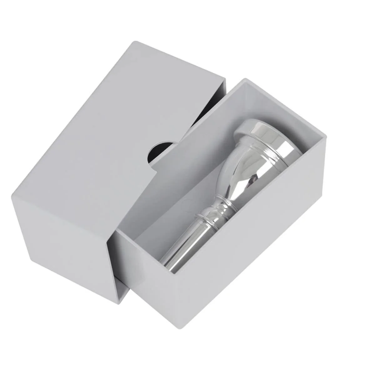 Tuba Mouthpieces Brass Saxophone Accessories Music Player Trumpet Accessories Plated Tuba Musical Replacement Tuba Part Replacement 18c 4.7X4.7X10CM Silver - Image 6