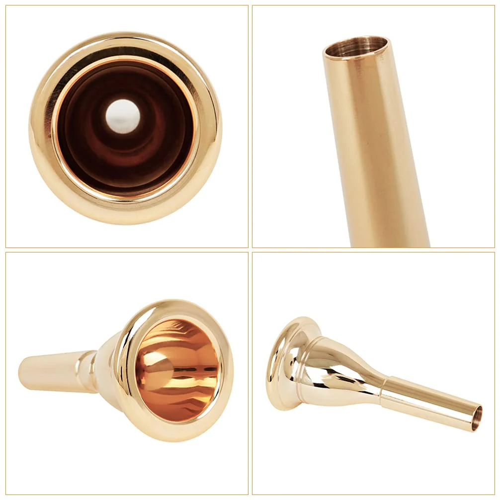 Tuba Tuba Mouth Instrument Accessory Tuba Replacement Golden - Image 4