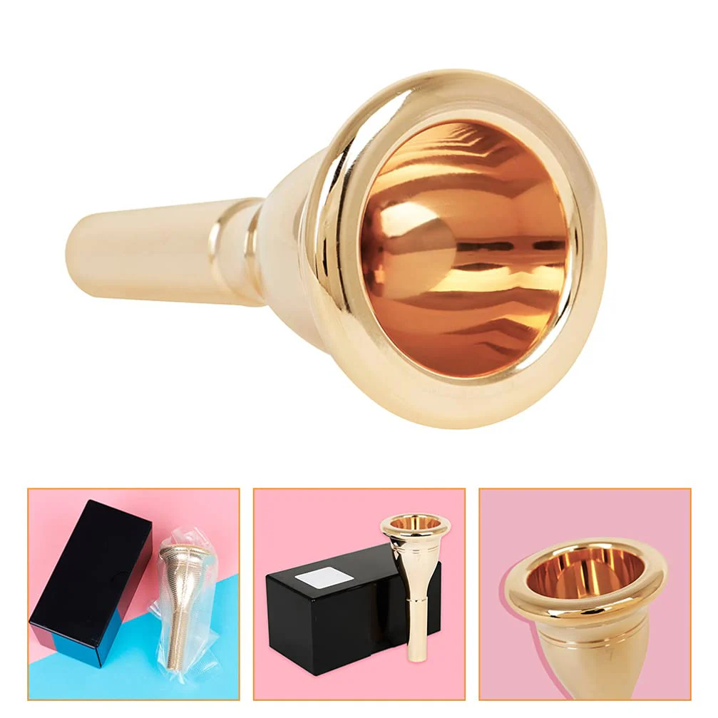 Tuba Tuba Mouth Instrument Accessory Tuba Replacement Golden - Image 9