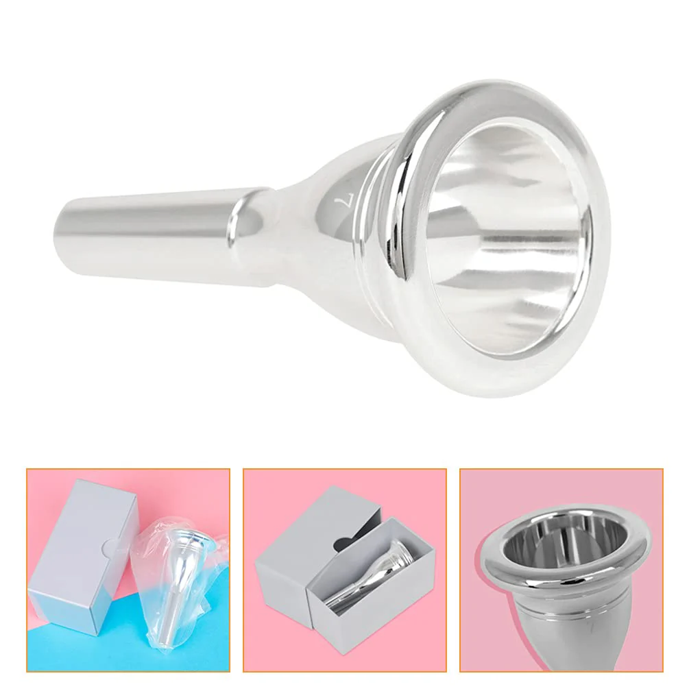 Tuba Tuba Mouth Instrument Accessory Tuba Replacement Silver - Image 3
