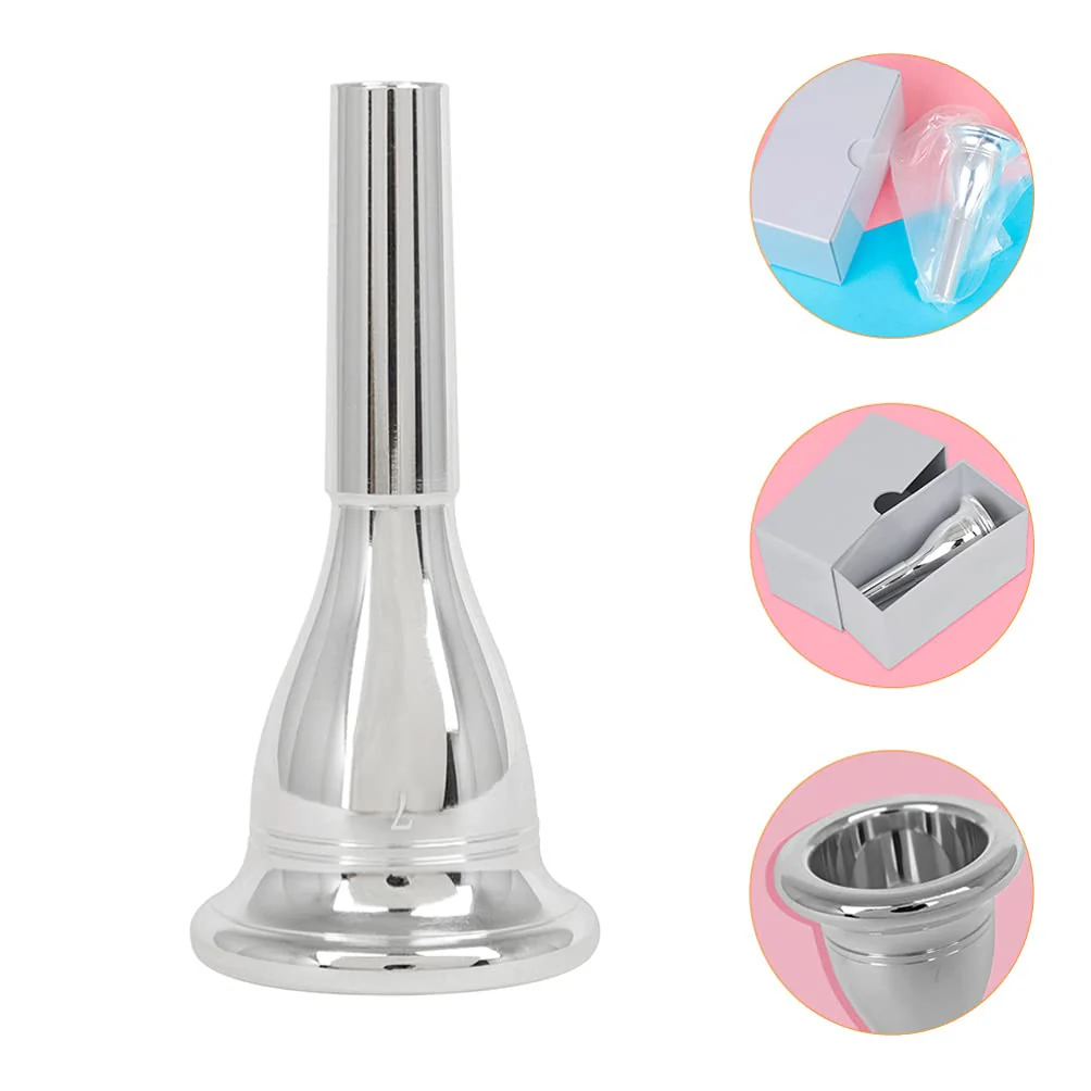 Tuba Tuba Mouth Instrument Accessory Tuba Replacement Silver - Image 9