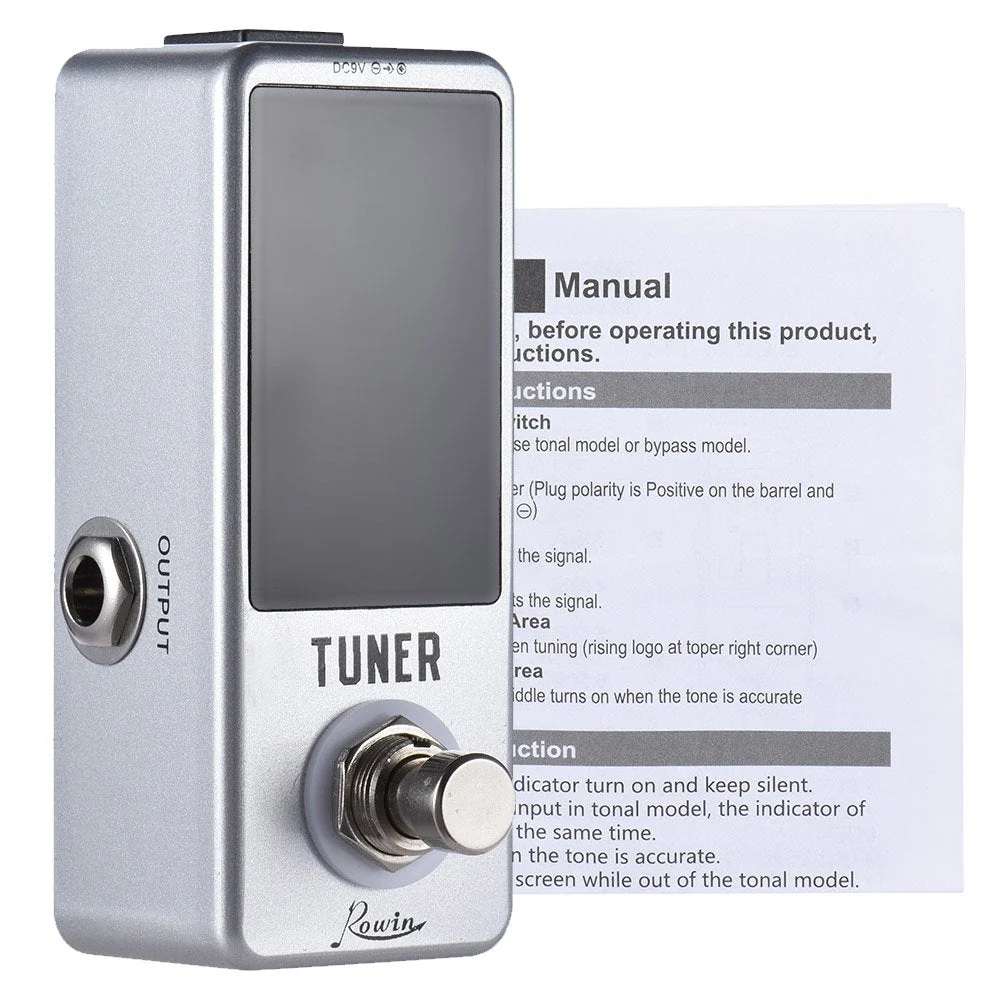 Tuner Mini Chromatic Tuner Pedal Effect LED Display True Bypass for Guitar Bass - Image 5