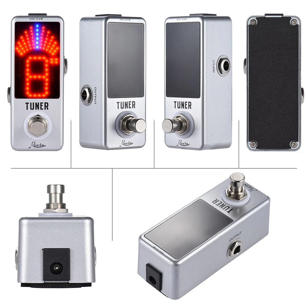 Tuner Mini Chromatic Tuner Pedal Effect LED Display True Bypass for Guitar Bass - Image 8