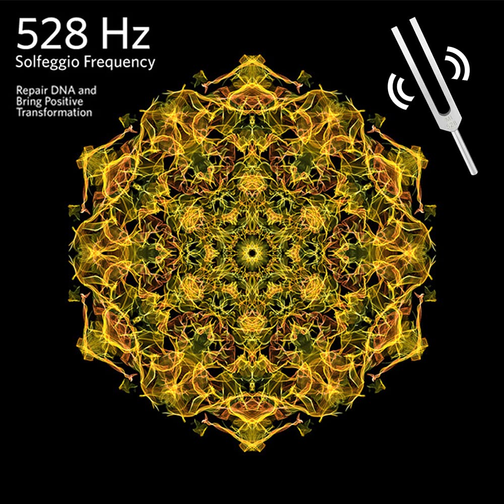 Tuning Forks for Healing 528 Hz Weighted Tuning Fork 528hz Heart Chakra DNA Repair Sound Aluminum Alloy Diapason Medical Tuning Forks - Image 3