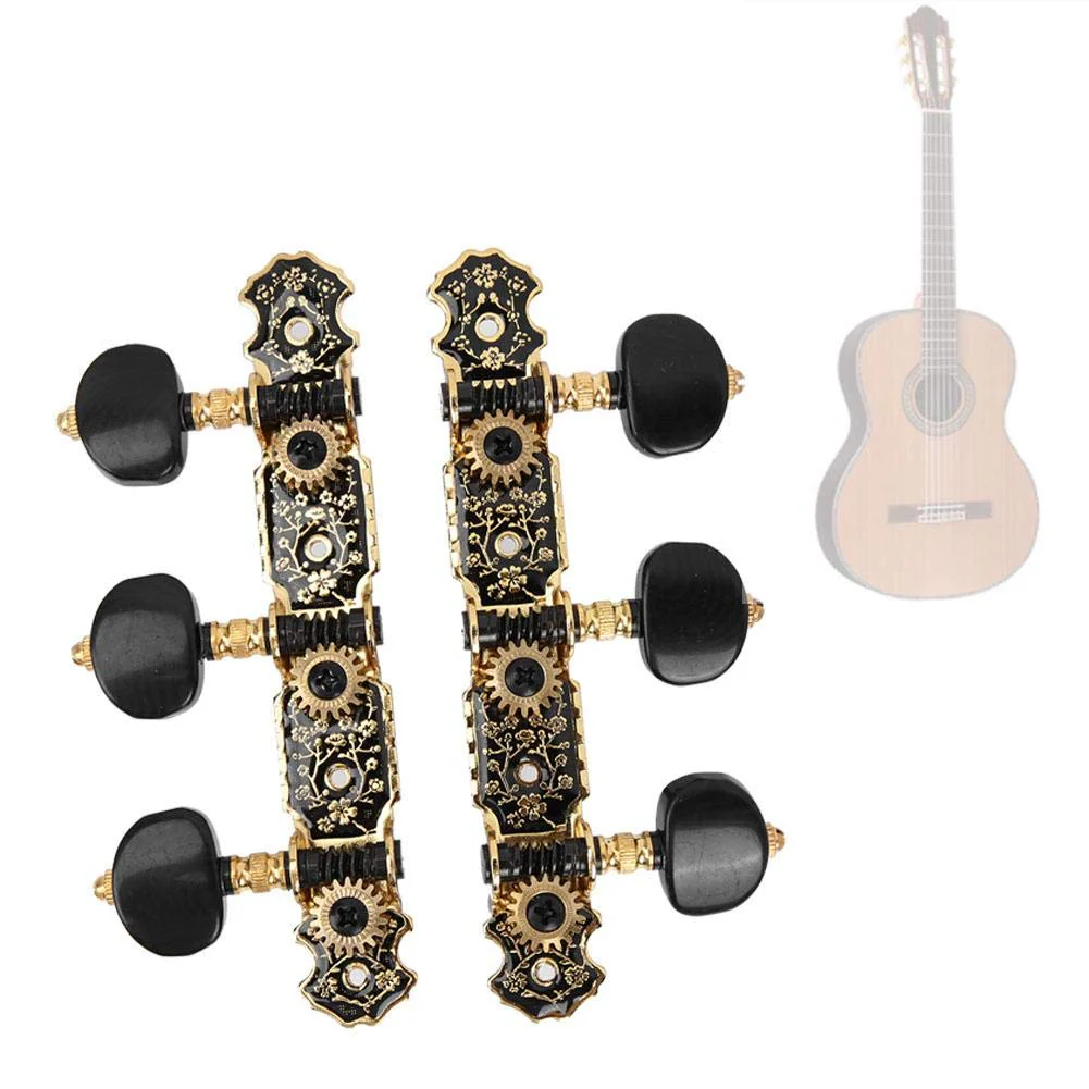 Tuning Pegs, Acoustic Guitar Pegs 1:18 Tuners Tuning Keys Pegs Machine Heads 3L3R Guitar Parts Wooden guitar accessories - Image 4