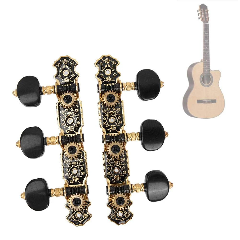 Tuning Pegs, Acoustic Guitar Pegs 1:18 Tuners Tuning Keys Pegs Machine Heads 3L3R Guitar Parts Wooden guitar accessories - Image 5