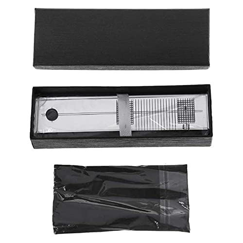 Turntable Phonograph LP Phono Cartridge Stylus Alignment Protractor Adjustment Tool - Mirrored Surface for Precision A - Image 3