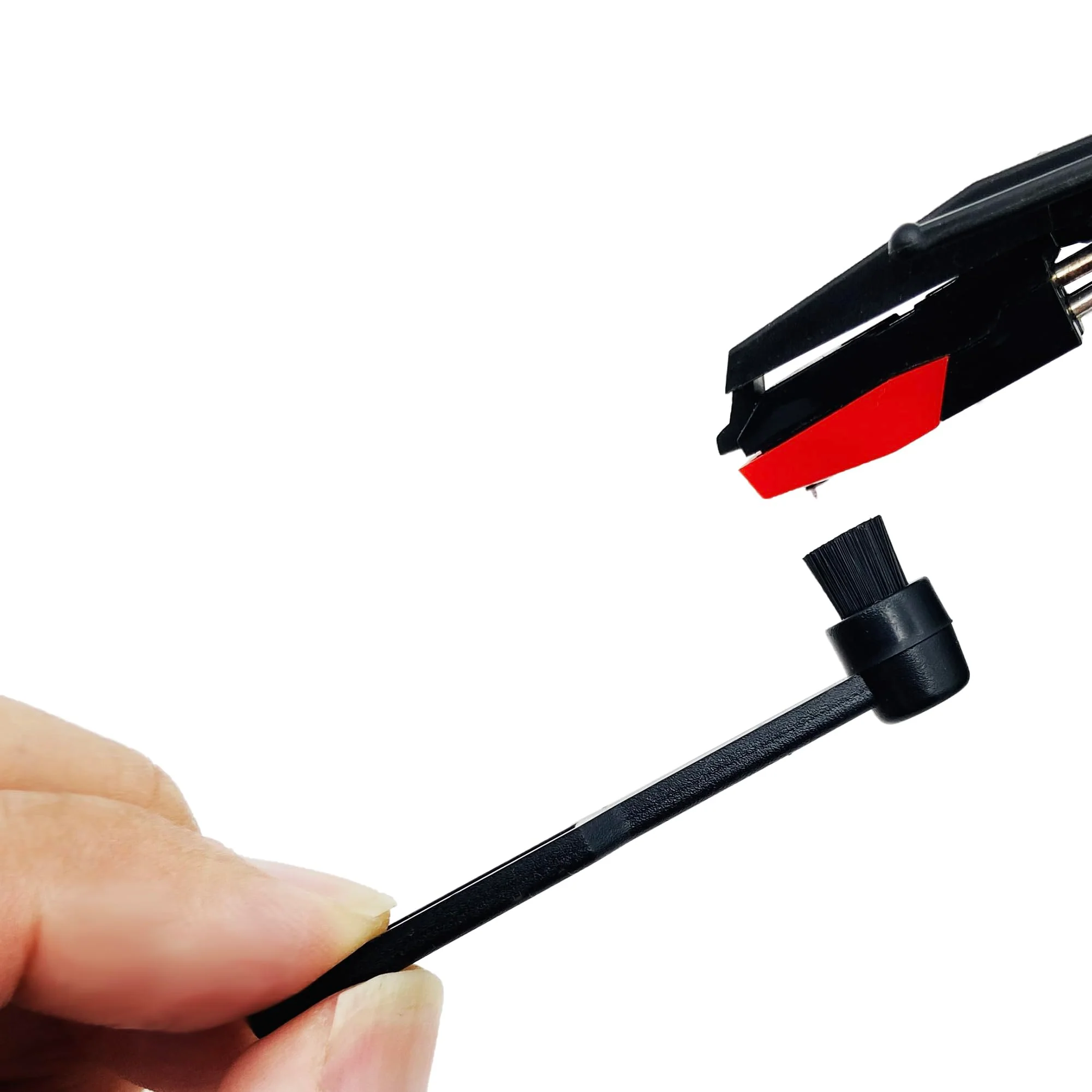 Turntable Stylus Cleaning Brush, Carbon-fiber Anti-static Vinyl Record Stylus Cleaner Brush to Remove Dirt and Dust for Record Needles - Image 6