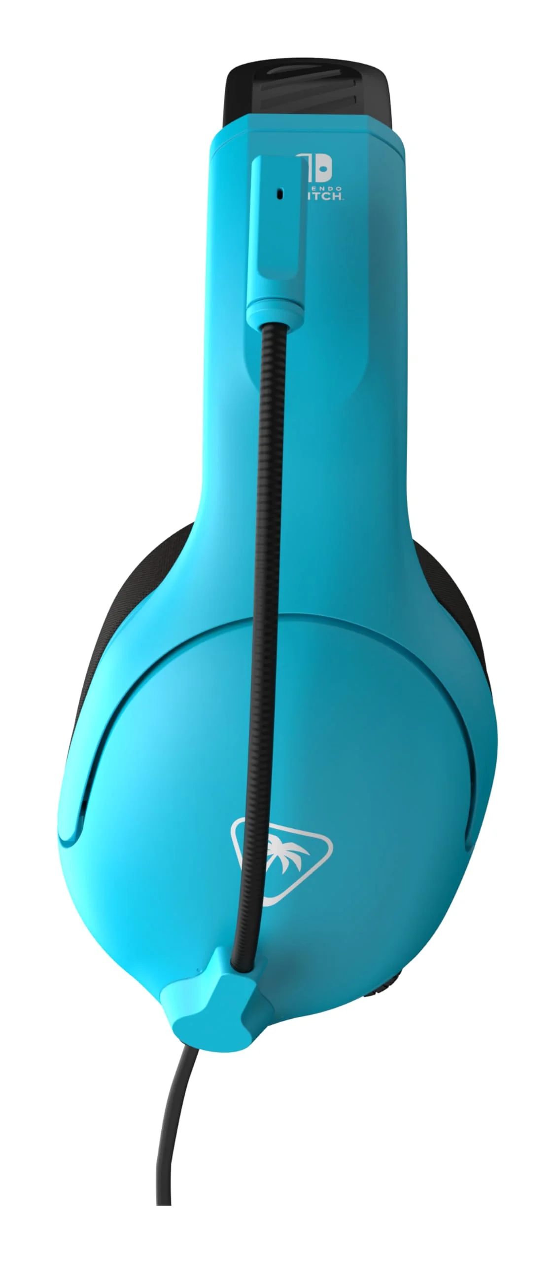 Turtle Beach Airlite Fit Wired Gaming Headset: Officially Licensed for Nintendo Switch, Nintendo Switch 2/Lite/OLED Model - Flip-to-Mute Mic, Over-Ear Comfort Cushions, 40mm Speakers - Neon Blue & Red - Image 2