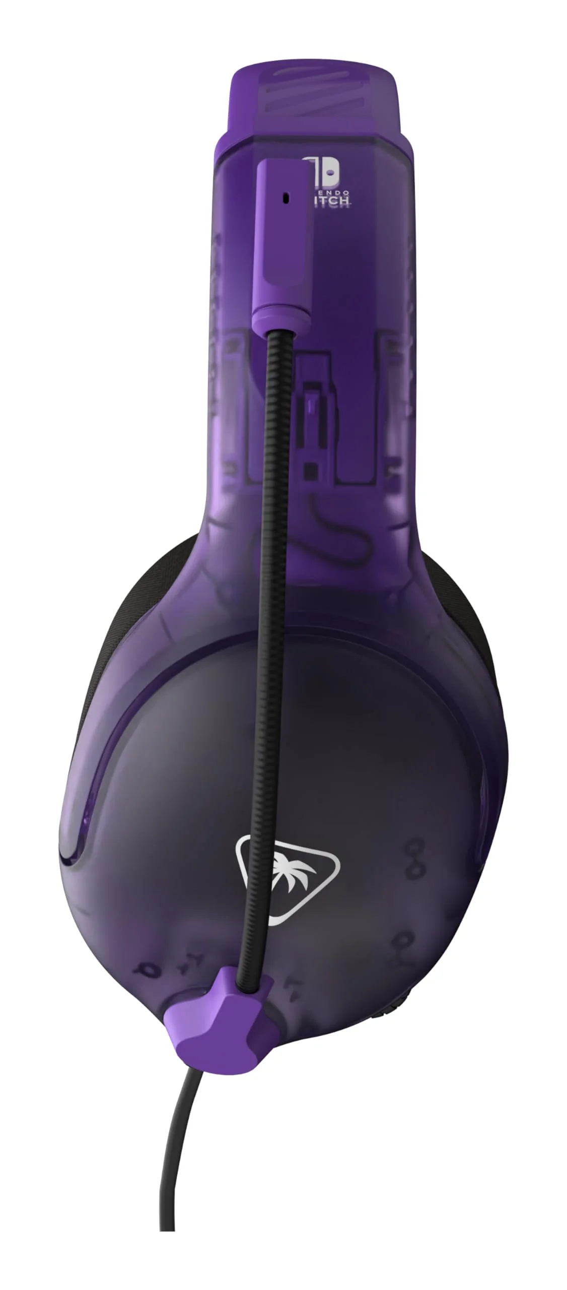 Turtle Beach Airlite Fit Wired Gaming Headset: Officially Licensed for Nintendo Switch, Nintendo Switch Lite & OLED Model - Flip-to-Mute Mic, Over-Ear Comfort Cushions, 40mm Speakers - Ghost Purple - Image 2