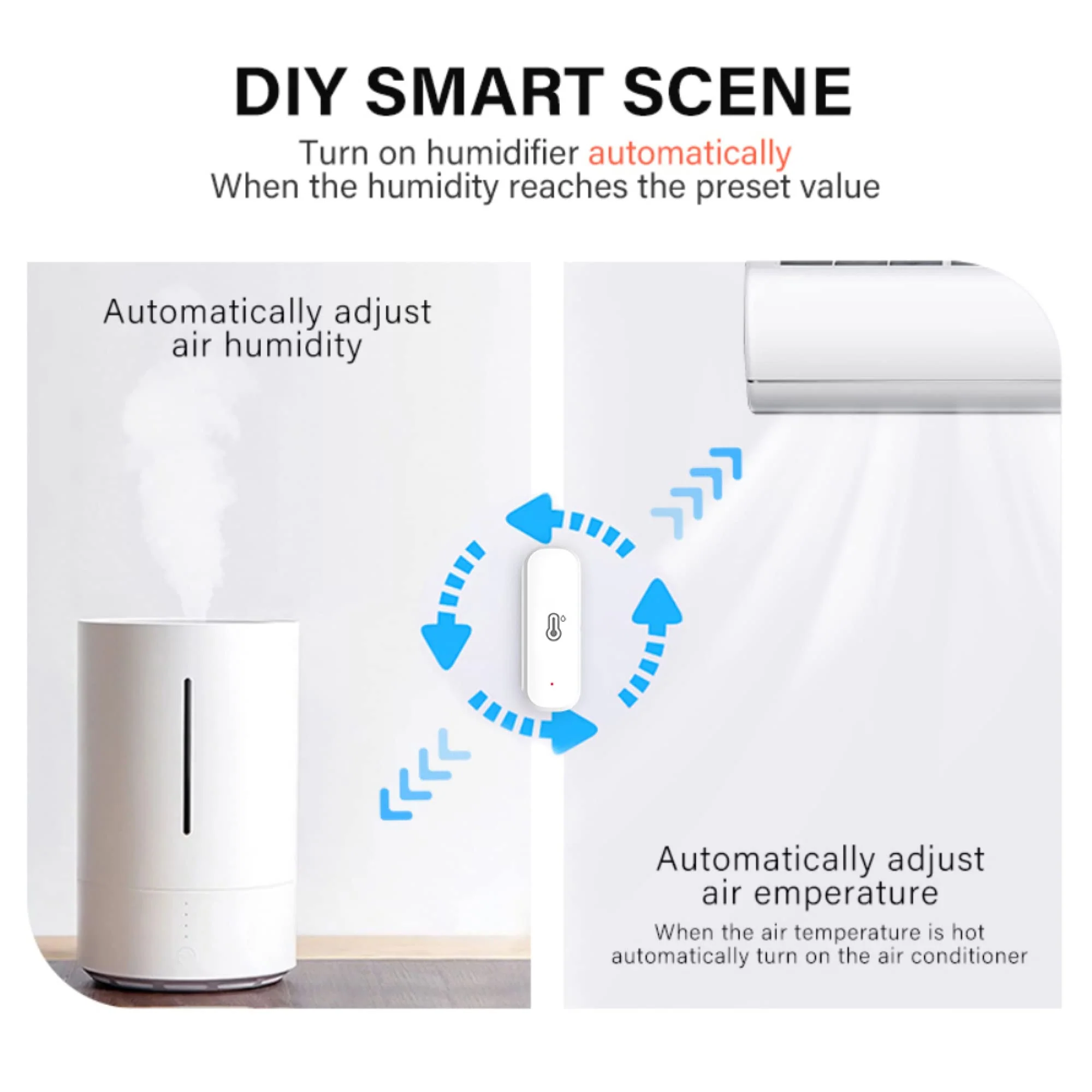 Tuya Zigbee Home Hygrometer Thermometer Sensor WiFi Temperature Humidity Sensor with Wireless Smart Temperature Humidity Detector 1 Zigbee (Need zigbee gateway) - Image 9