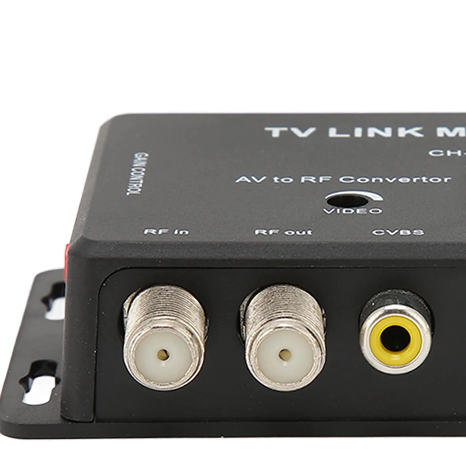 TV Link Modulator, Mini AV to RF UHF Modulator Support PAL NTSC Adjustable Output Gain Electronic UHF Home Converter, for DVD Players, Games, Digital - Image 6