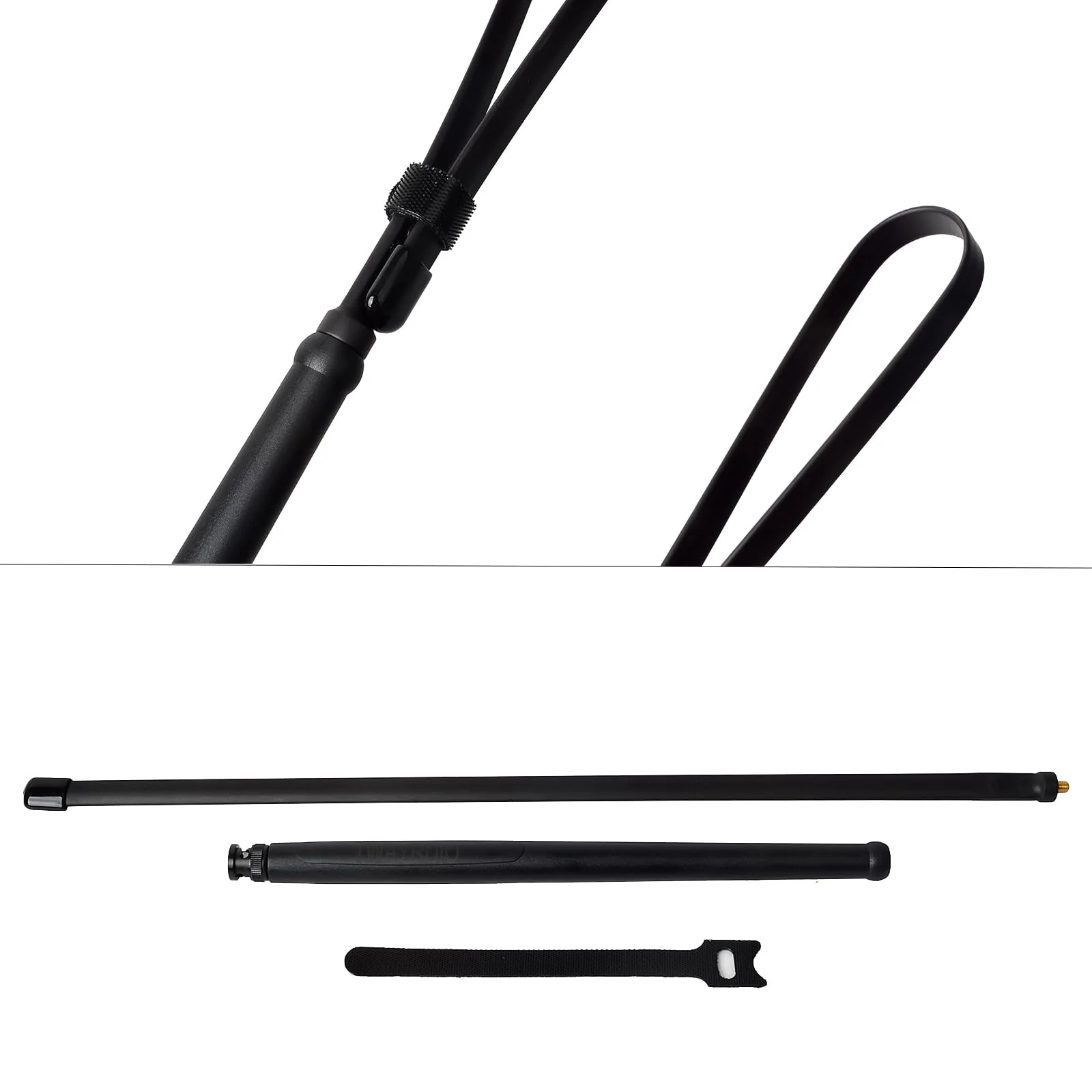 TWAYRDIO 26" Handheld CB Antenna BNC Connector for Midland Cobra Uniden CB Radio, 27MHz Foldable Tactical Antenna Replacement for Cobra HH50WXST C75WXST Uniden BC75XLT PRO401HH BC125AT - Image 4